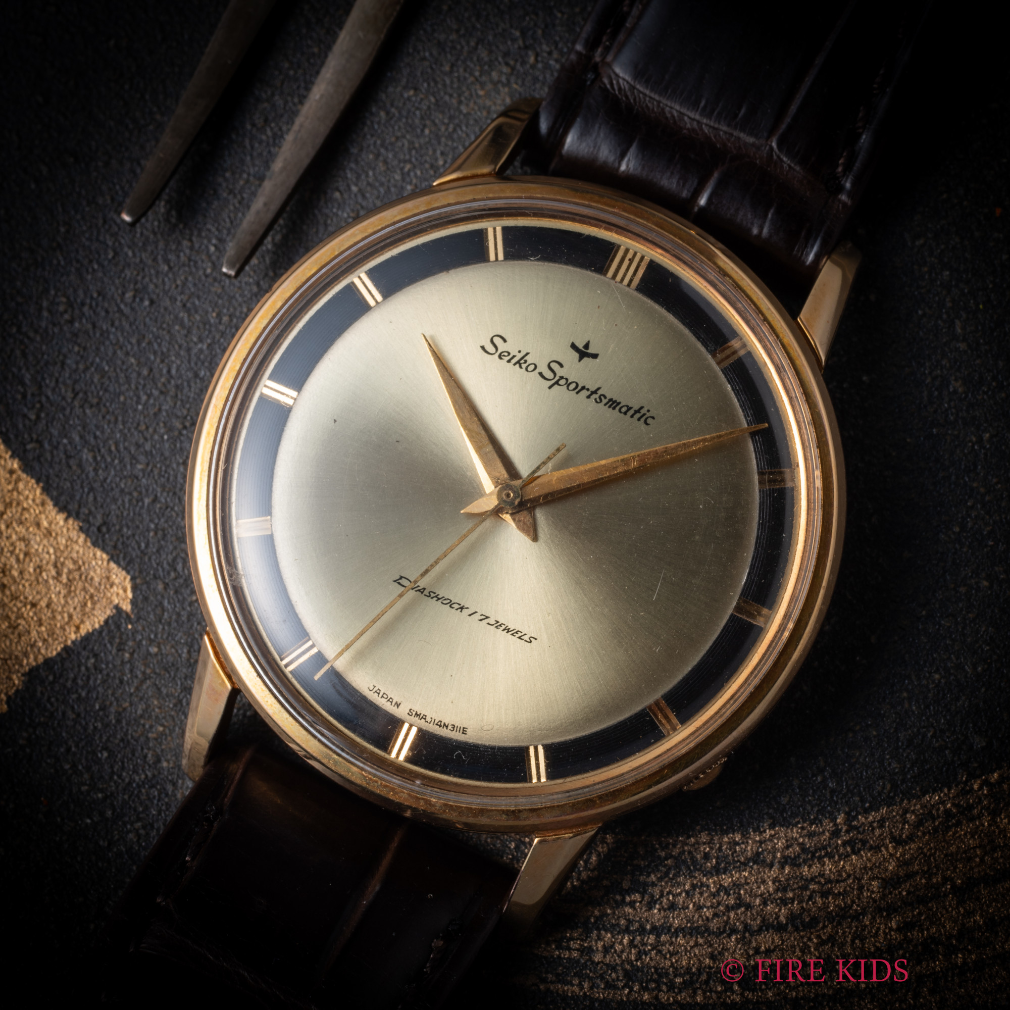 セイコー スポーツマチック 1962年製 自動巻き 蛇の目ダイヤル EGP