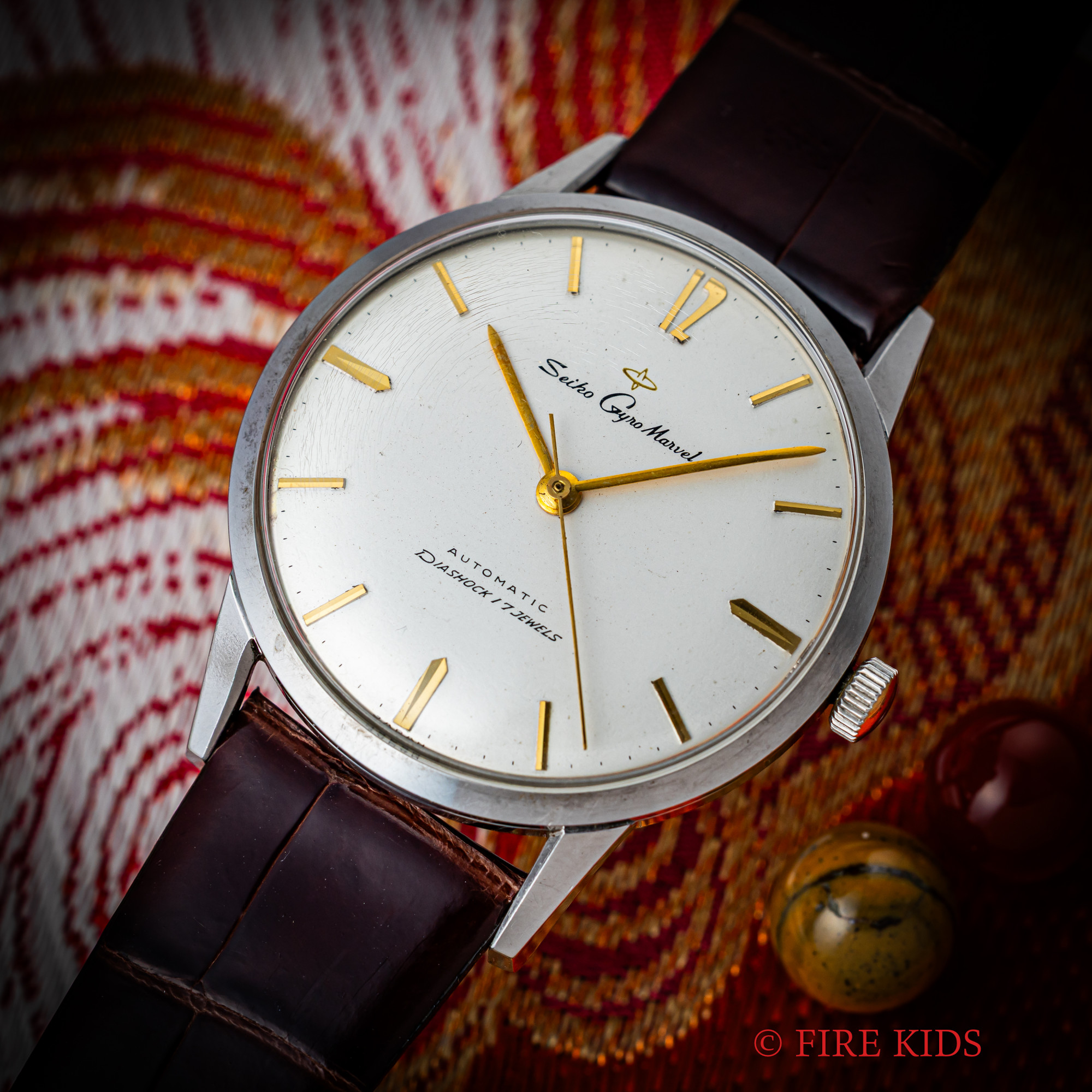 セイコー ジャイロマーベル 1960年製 Ref.J14054 12アラビアインデックス 自動巻き