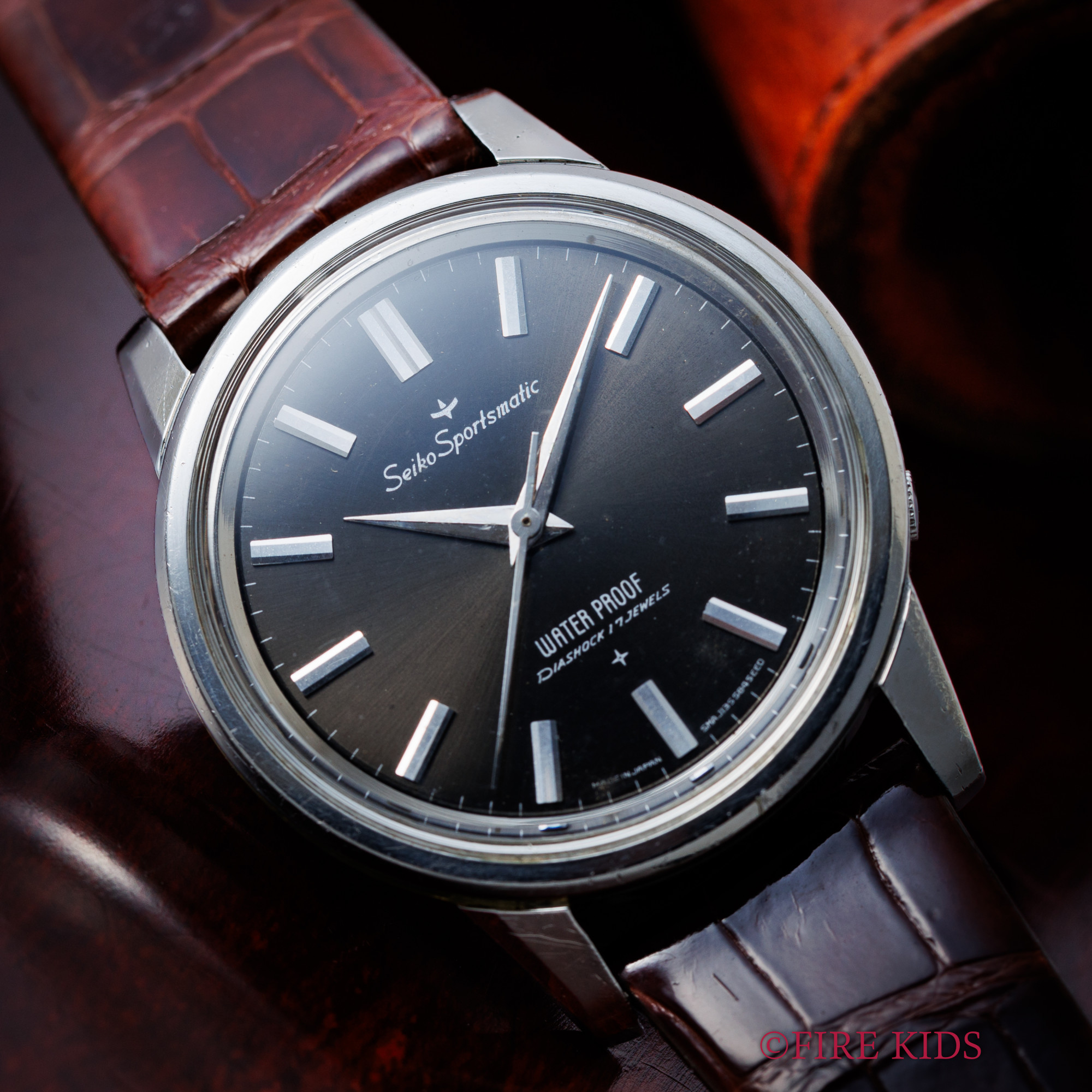 セイコー スポーツマティック グレーEDダイヤル 1964年製 自動巻き Ref.13058 Cal.2451