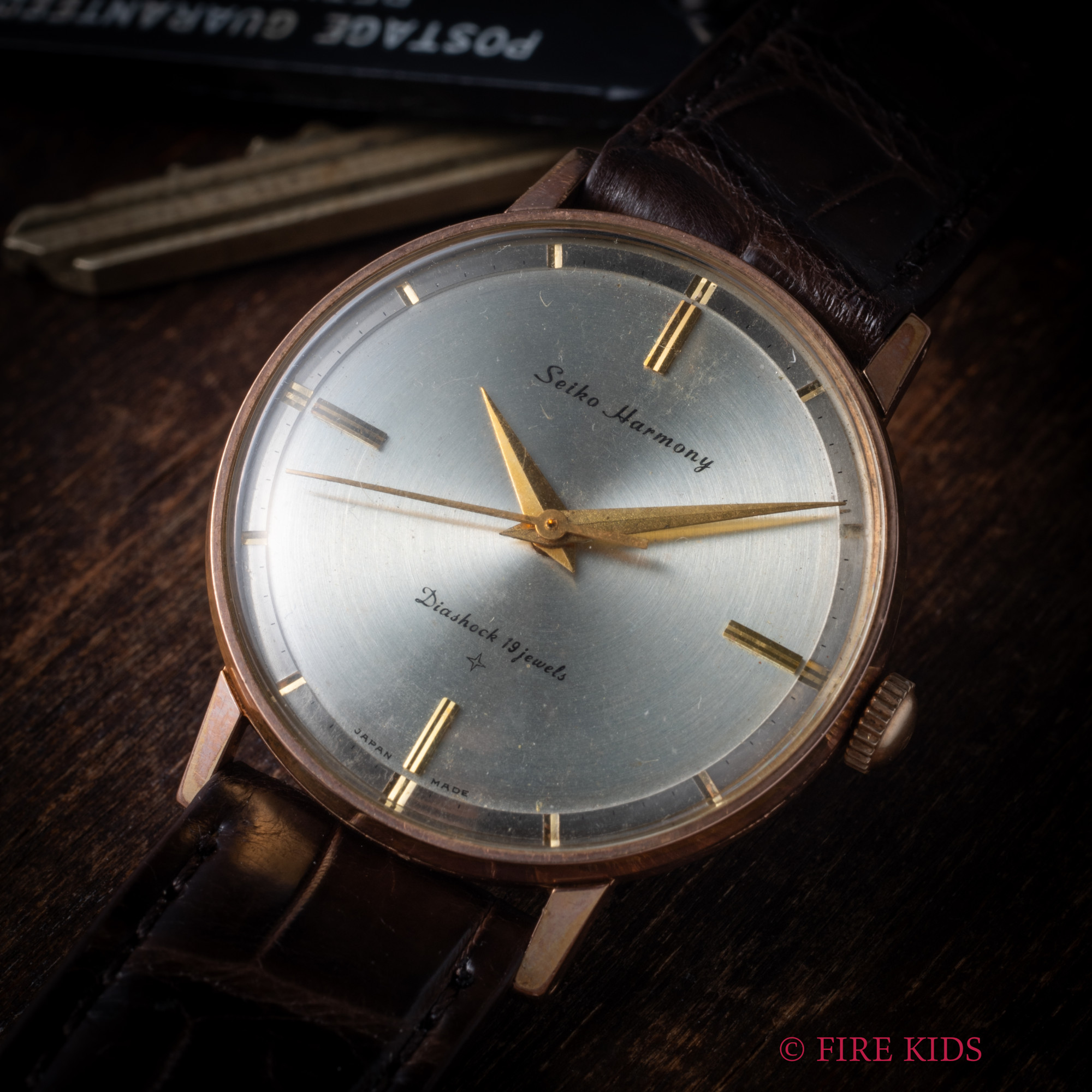 セイコー ハーモニー ラウンド ツートンダイヤル 1962年製 Ref.1001 手巻き ED文字盤