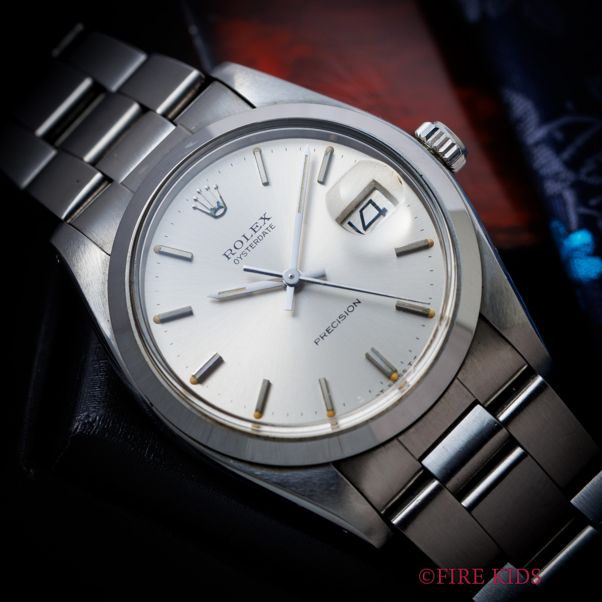 ロレックス オイスターデイト シルバー 1978年製 Ref.6694 純正オイスターブレス