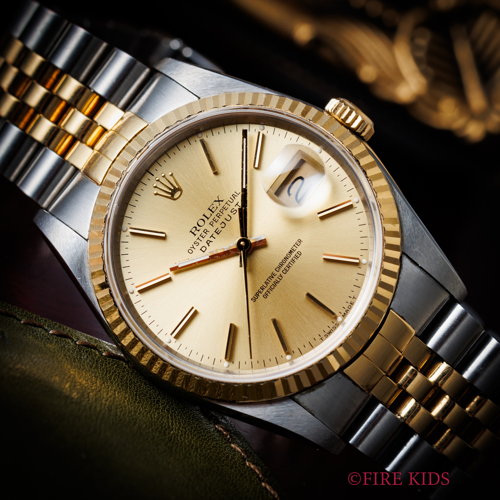 ロレックス デイトジャスト コンビ 1990年製（平成2年製） Ref.16233 クロノメーター自動巻 純正コンビブレス