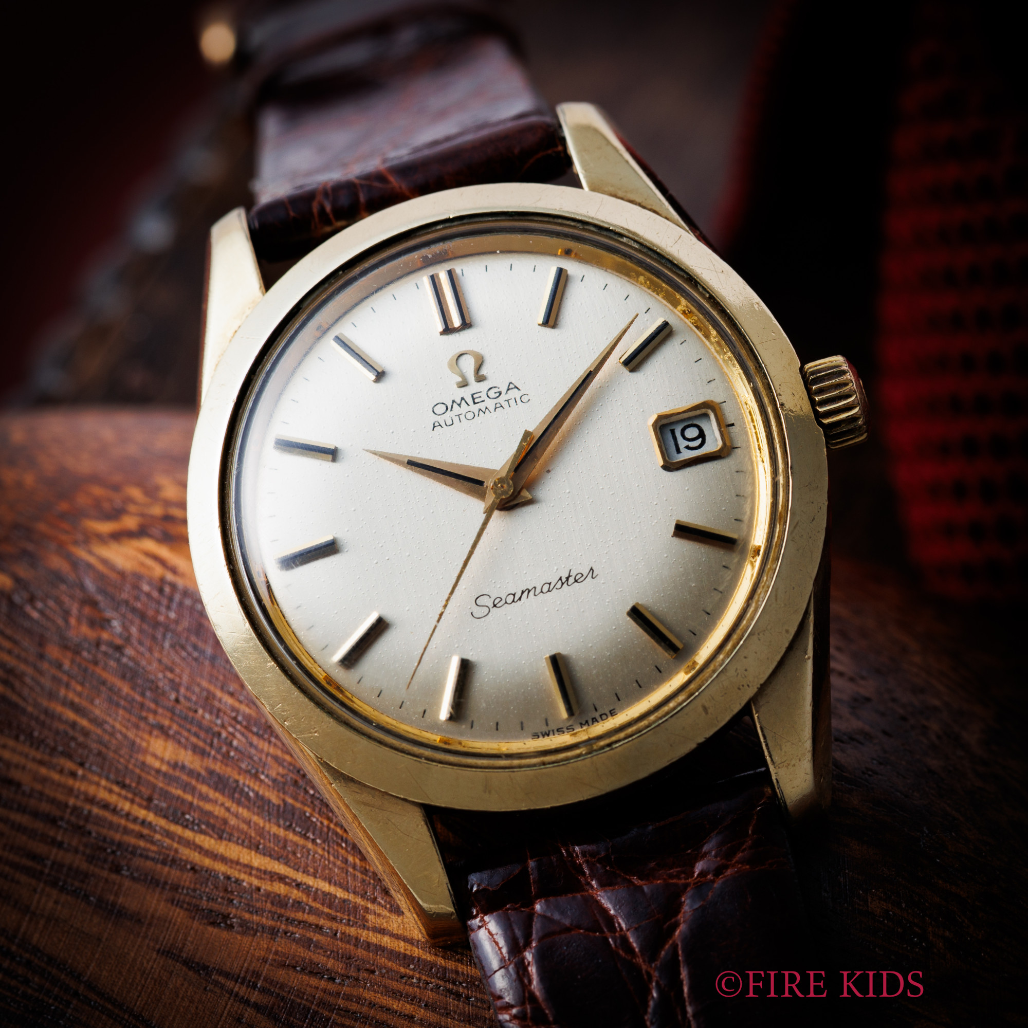 オメガ シーマスター トップゴールドケース 1966年製 Ref.166.010 自動巻 Cal.565