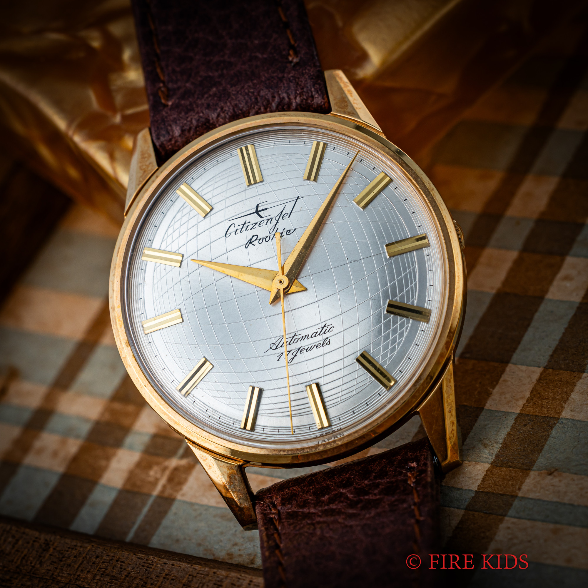 シチズン ジェット オートデーター ルーキー 変わり文字盤 自動巻き 1963年製 タグ付き