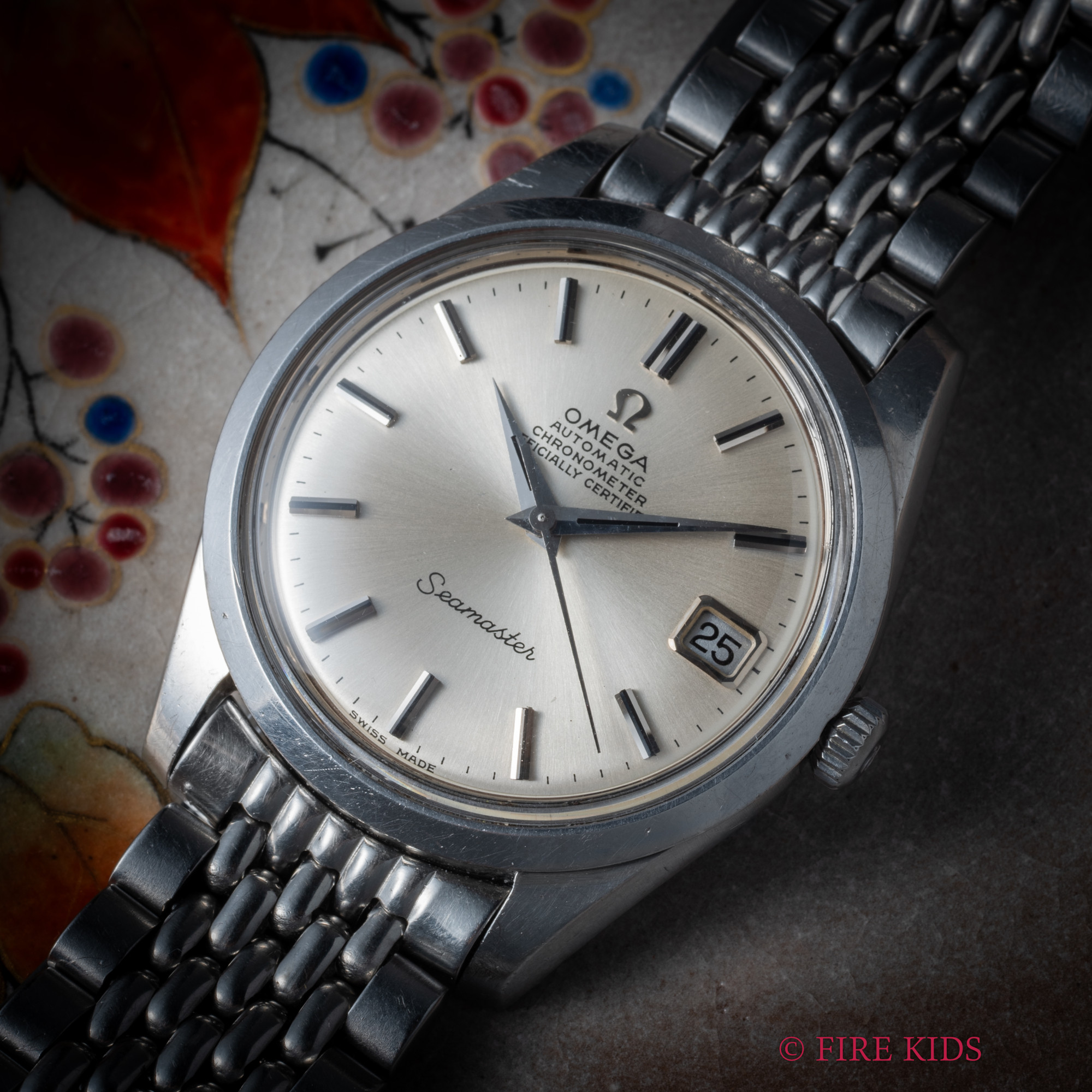 オメガ シーマスター クロノメーター 1968年製 Ref.168.024 自動巻 Cal.564 純正ライスブレス