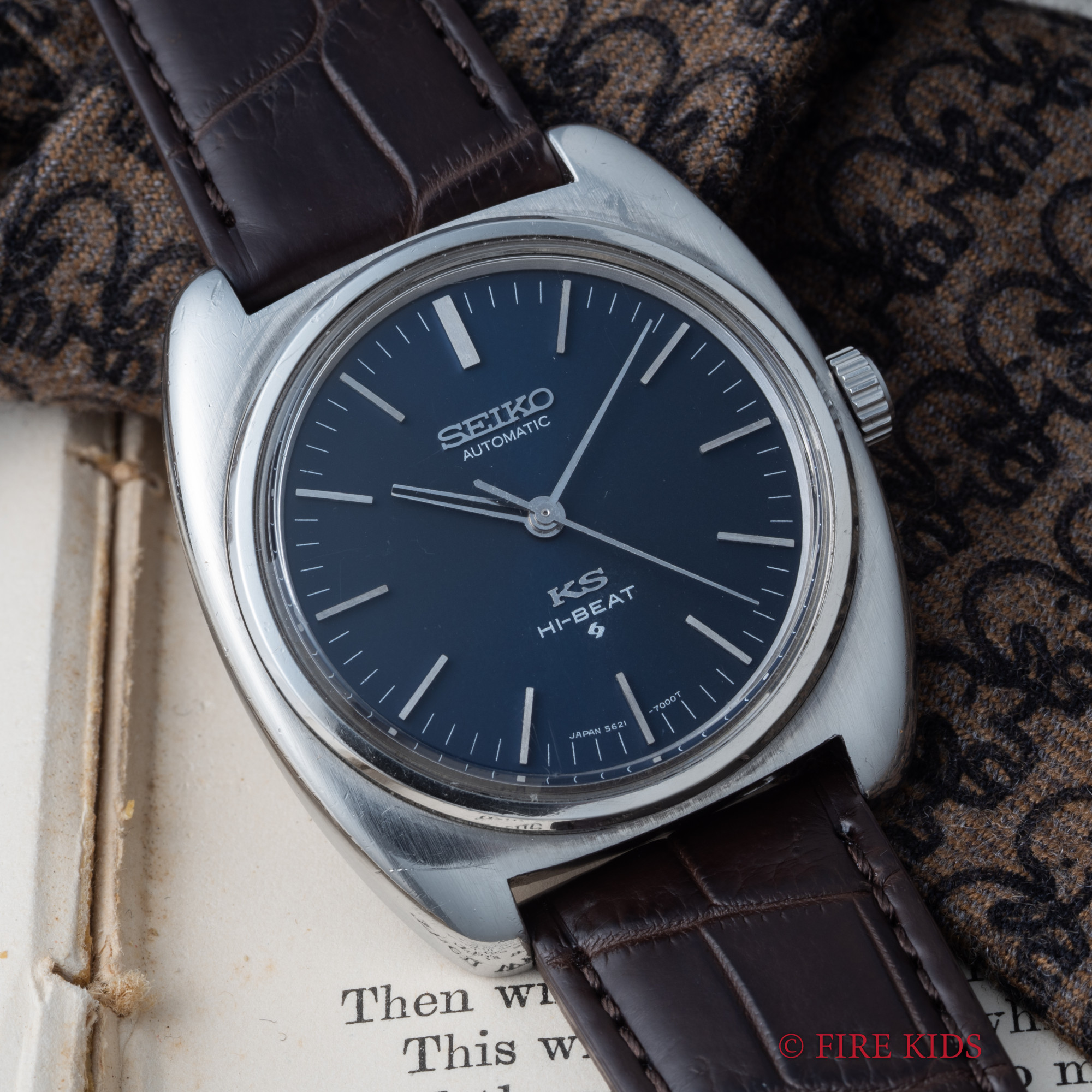 キングセイコー 1971年製 56KSネイビーダイヤル Ref.5621-7000 ハイビート自動巻 ノンデイト