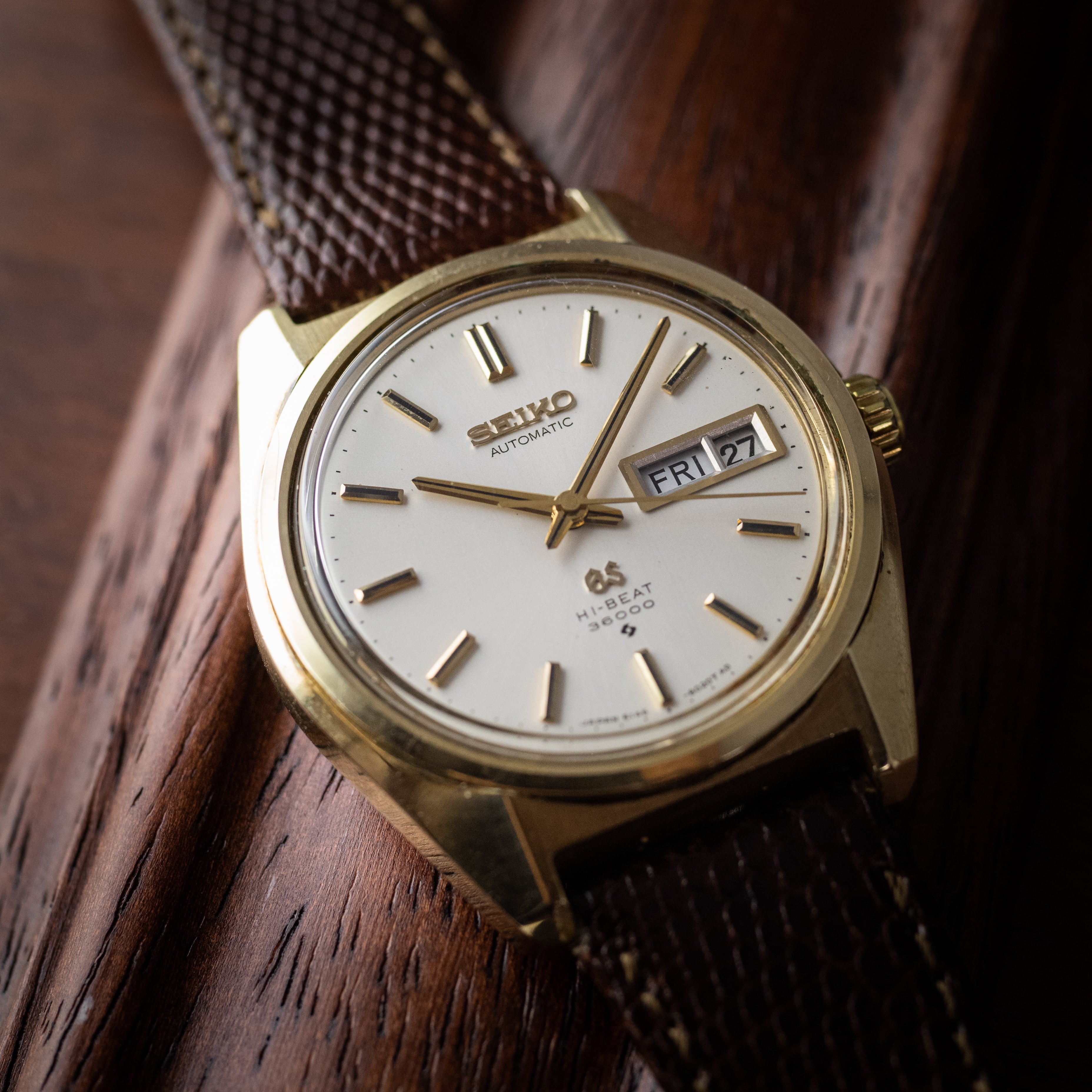 グランドセイコー 1968年製 Ref.6146-8000 希少CAPゴールドケース 36000振動 61GS