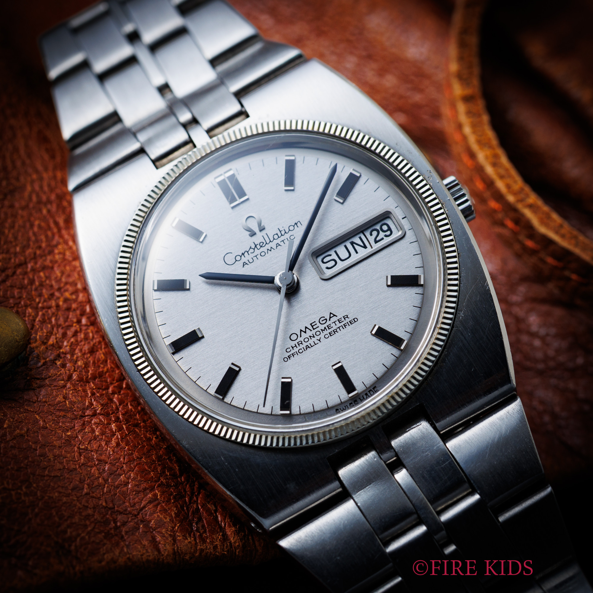 オメガ コンステレーション インテグレート 1969年製 Ref.168.045 コインエッジベゼル