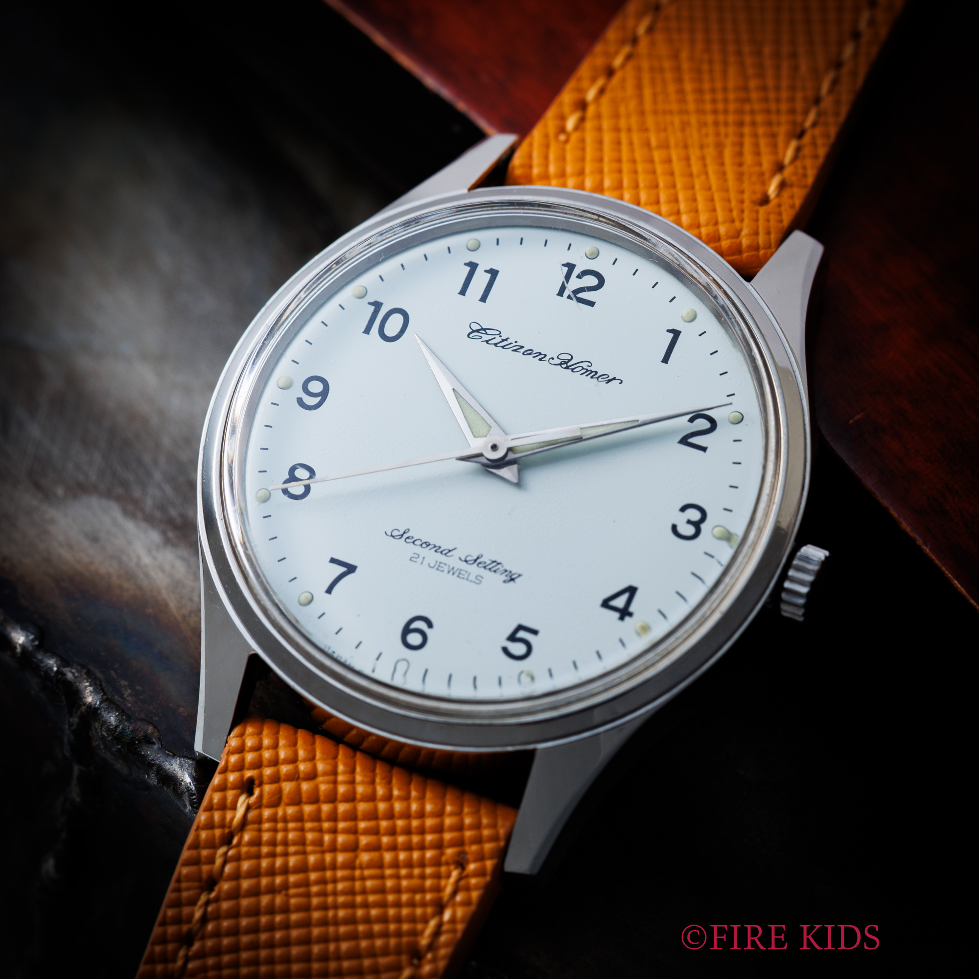 シチズン 国鉄鉄道時計ホーマー 1971年製 門司鉄道管理局 セコンドセッティング手巻 昭和46年