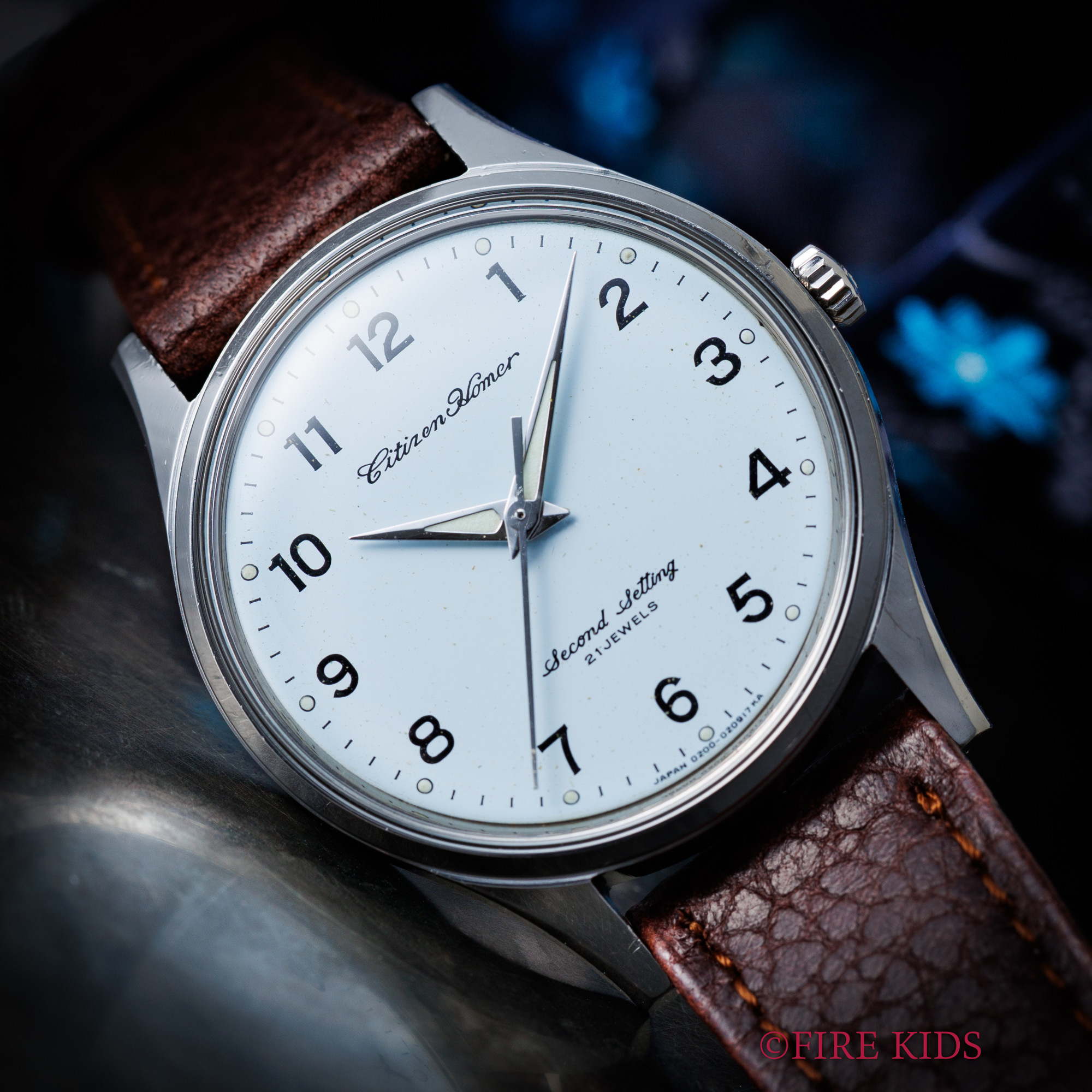 シチズン 国鉄時計ホーマー 1979年製 広島鉄道管理局 手巻 ハック付き