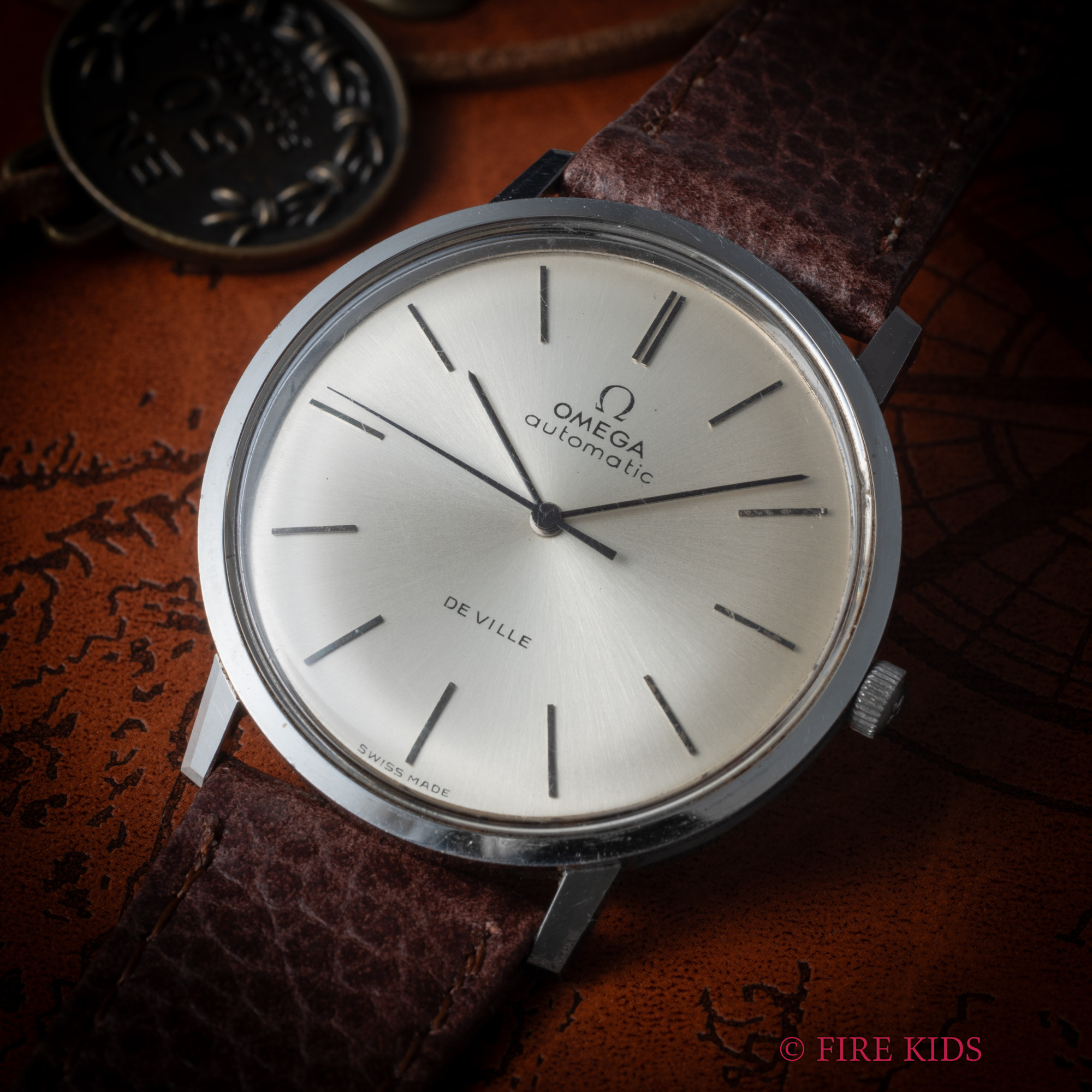 オメガ デ・ヴィル 1968年製 Ref.165.008 薄型ノンデイト自動巻 Cal.711