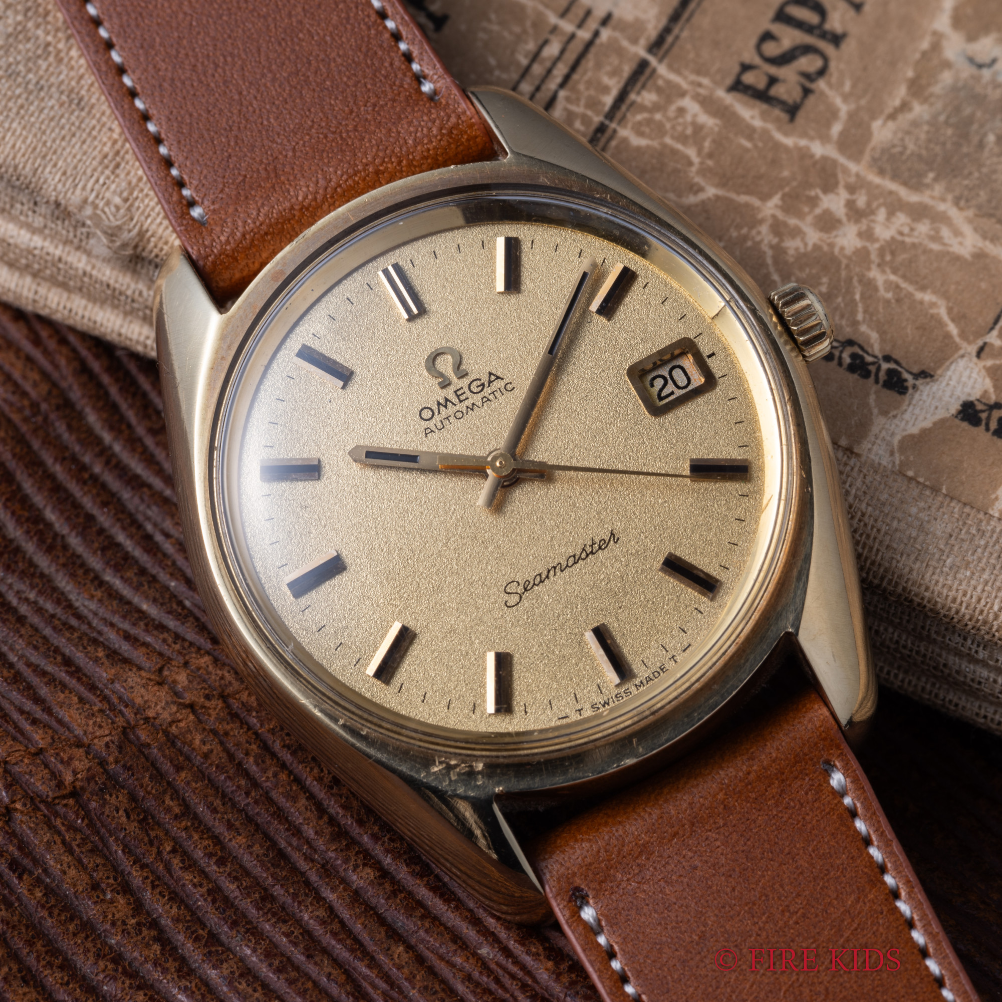 オメガ シーマスター 1972年製 トップゴールドケース Ref.166.067 自動巻 Cal.565