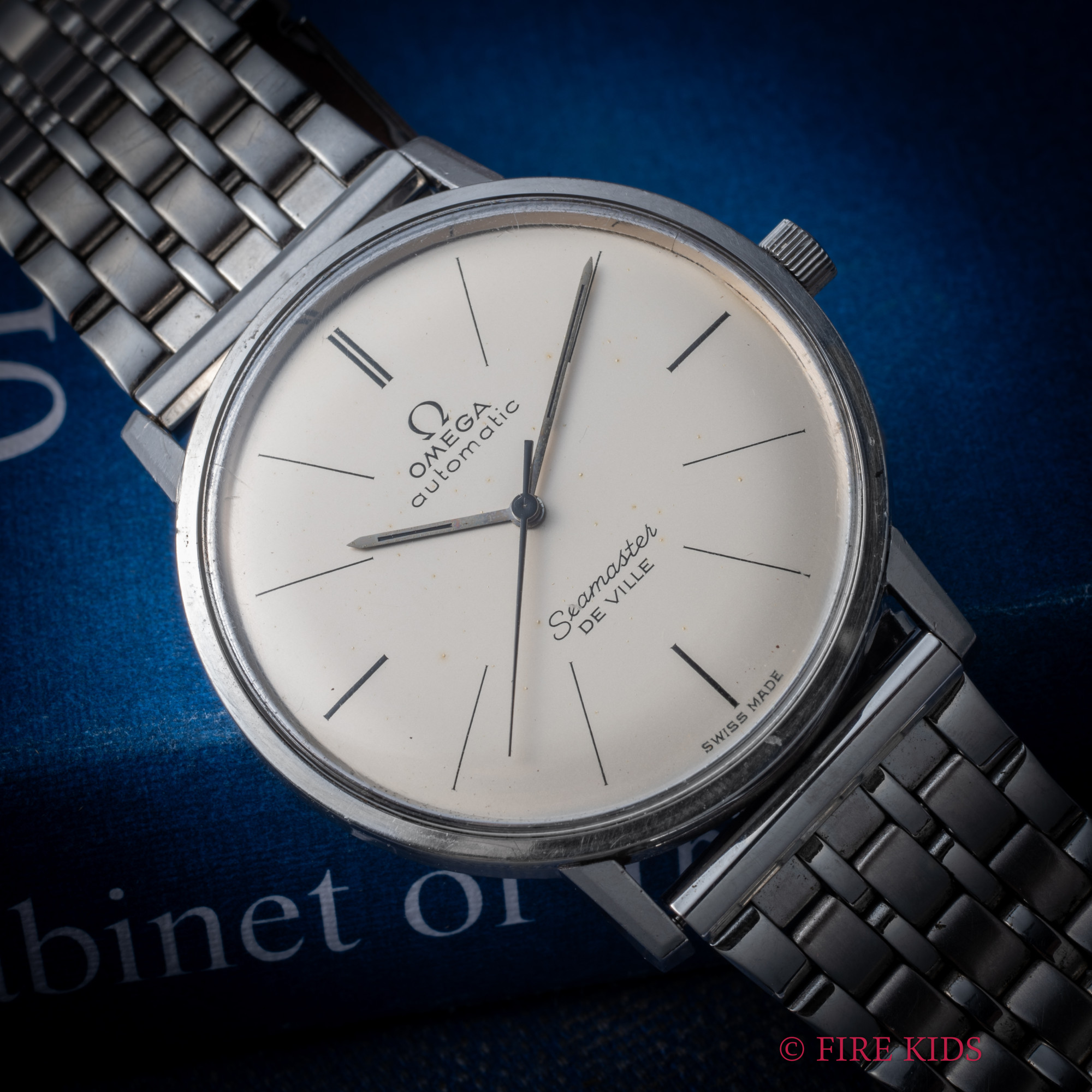 オメガ シーマスター デ・ヴィル 1968年製 Ref.165.008 ノンデイト自動巻 純正ブレス