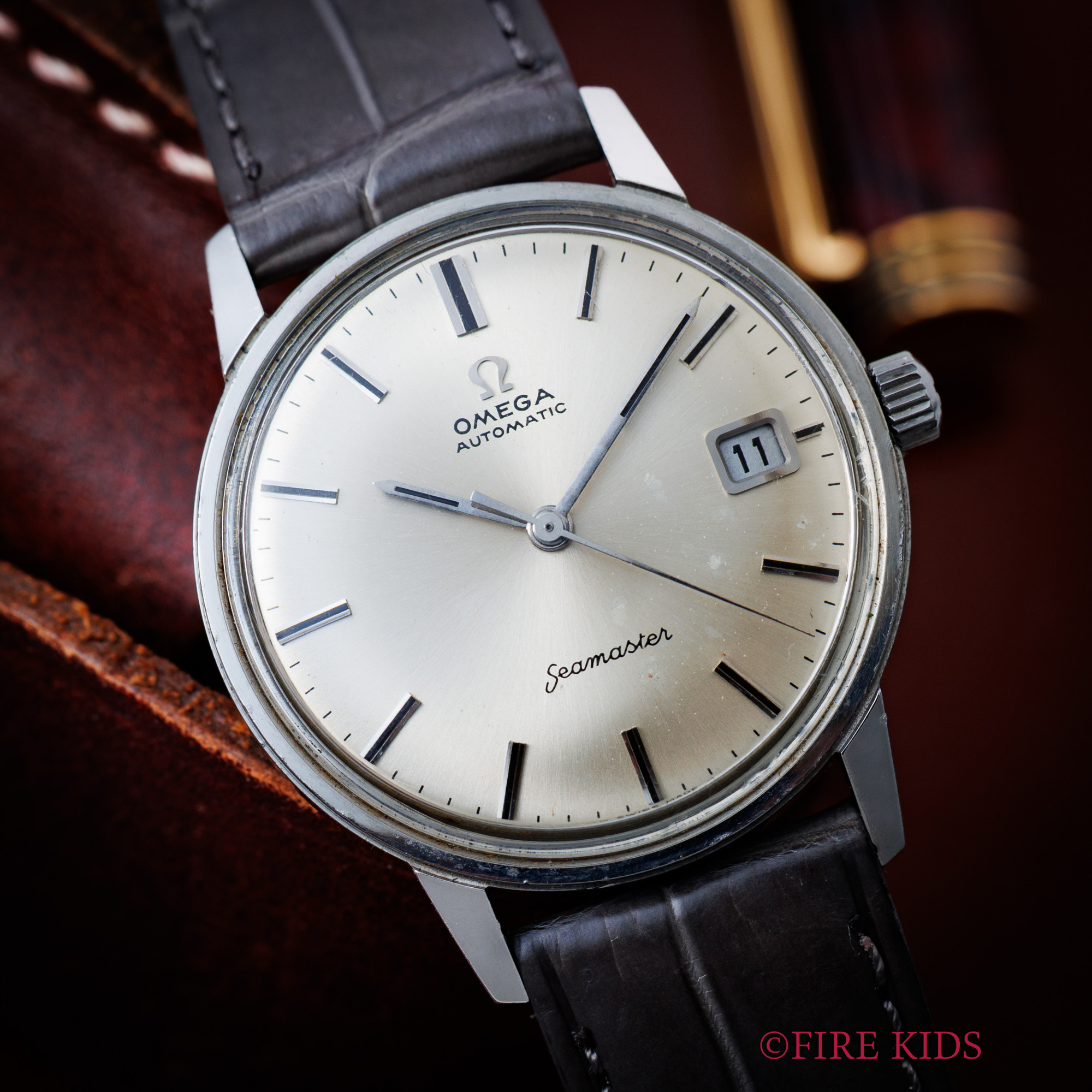 オメガ シーマスター1969年製 Ref.166.037 自動巻 Cal.565 シルバーダイヤル