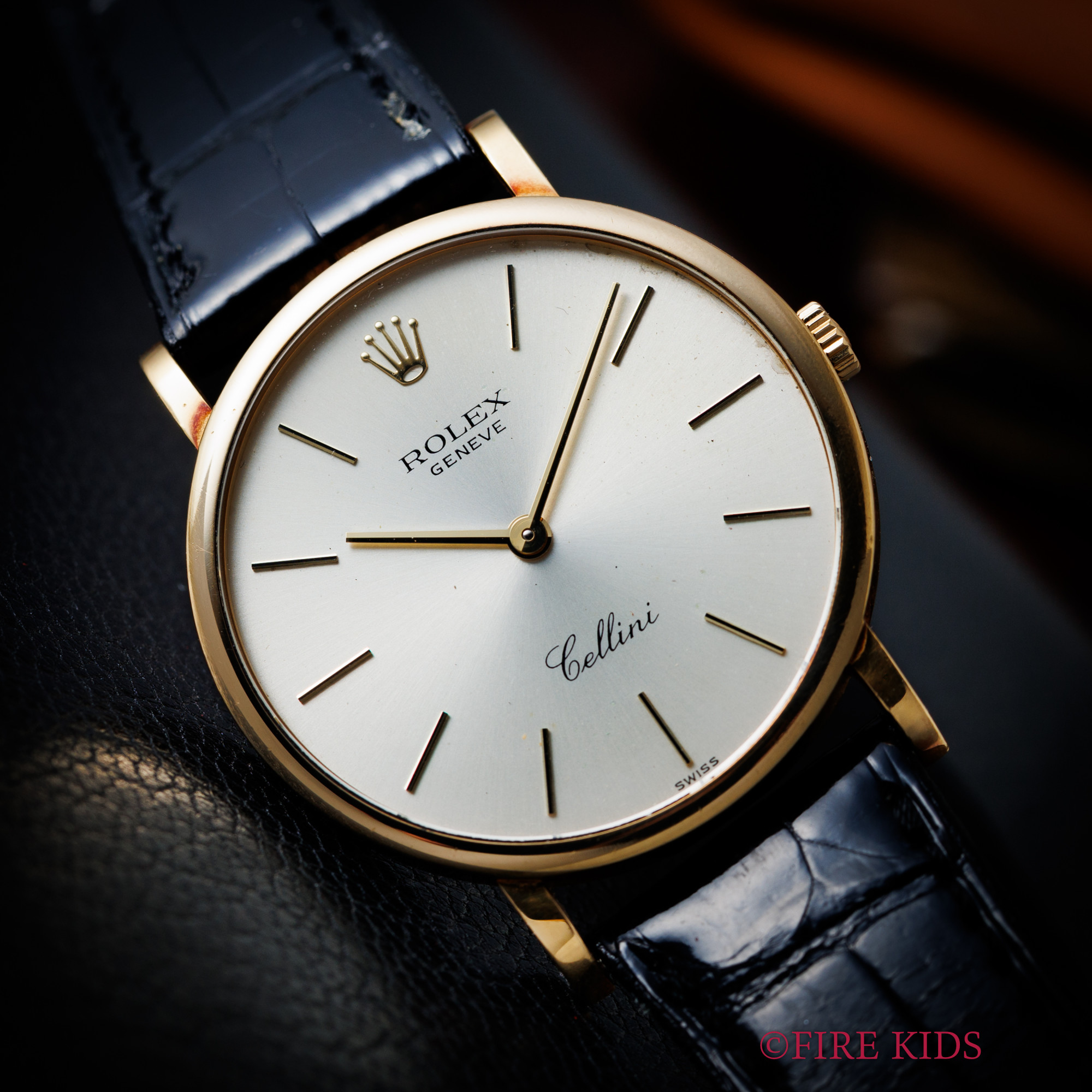 ロレックス 18金無垢チェリーニ 1998～1999年製 Ref.5112 手巻 純正金無垢尾錠 箱付