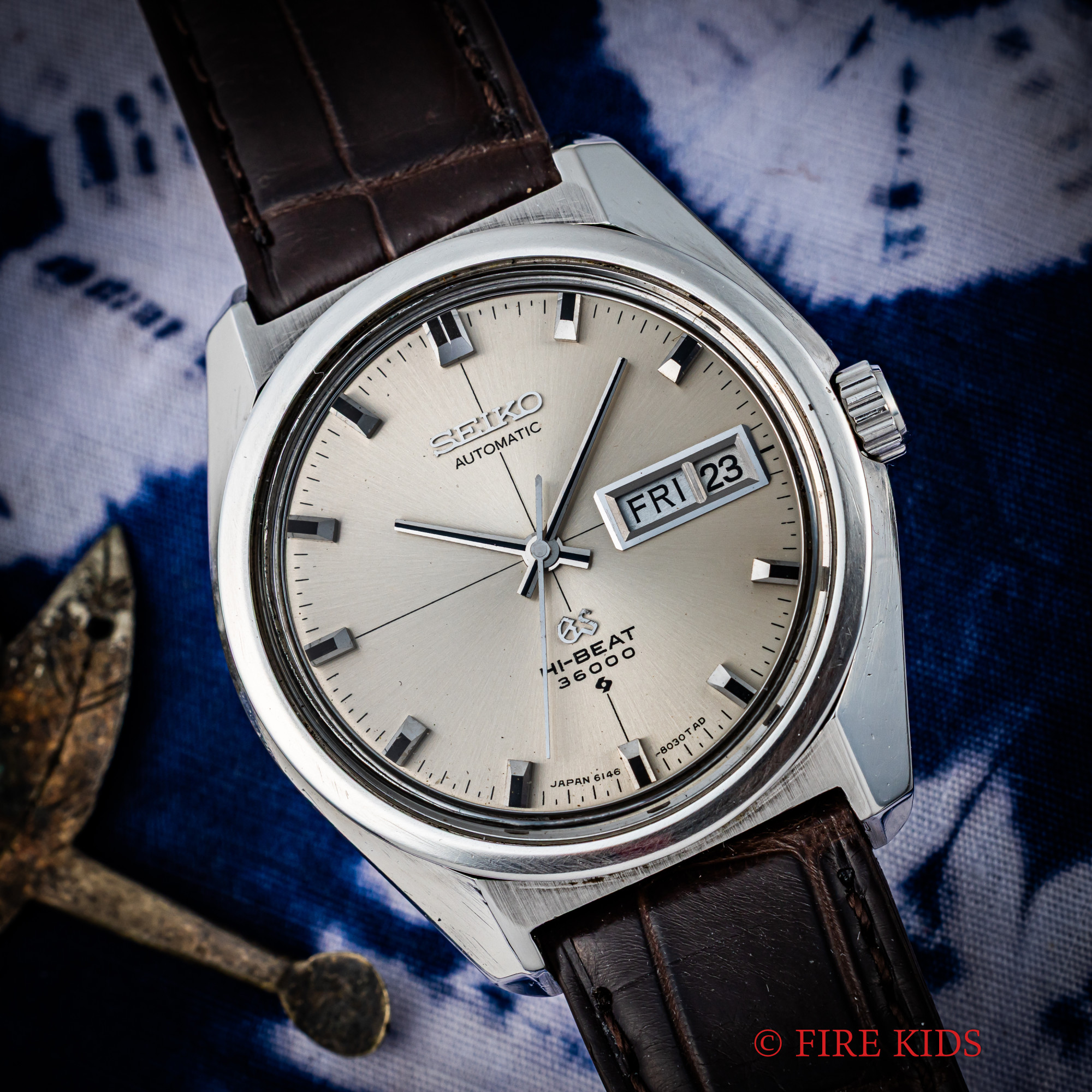 グランドセイコー 61GS 1968年製 Ref.6146-8000 クロスラインダイヤル 10振動自動巻 ハイビート36000