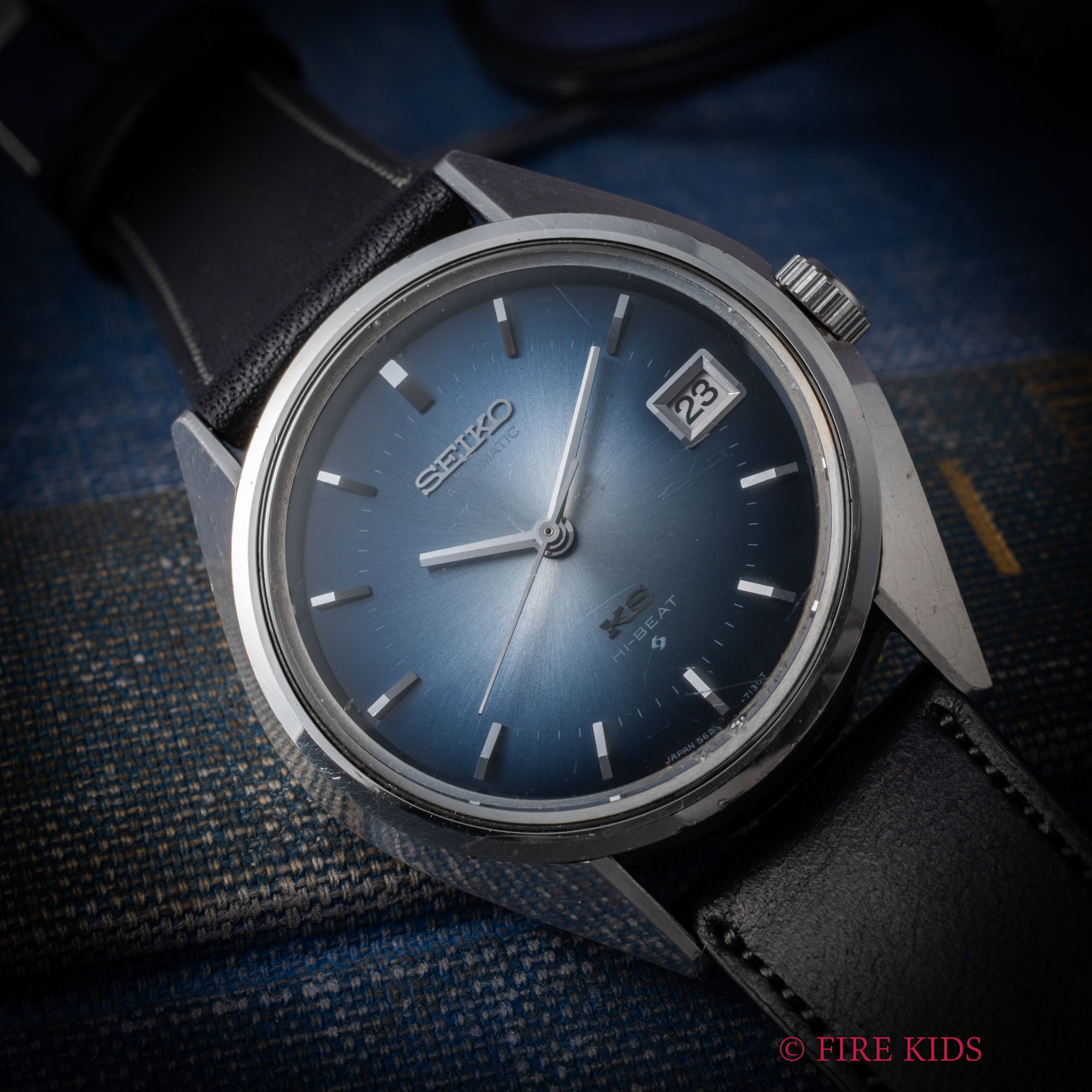 キングセイコー 56KS 1972年製 Ref.5625-7111 ブルーグラデーションダイヤル ハイビート自動巻