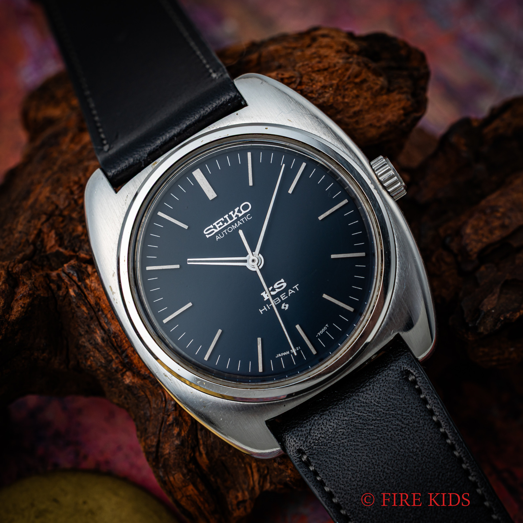 キングセイコー 56KS ワンピース 1971年製 Ref.5621-7111 ネイビー文字盤