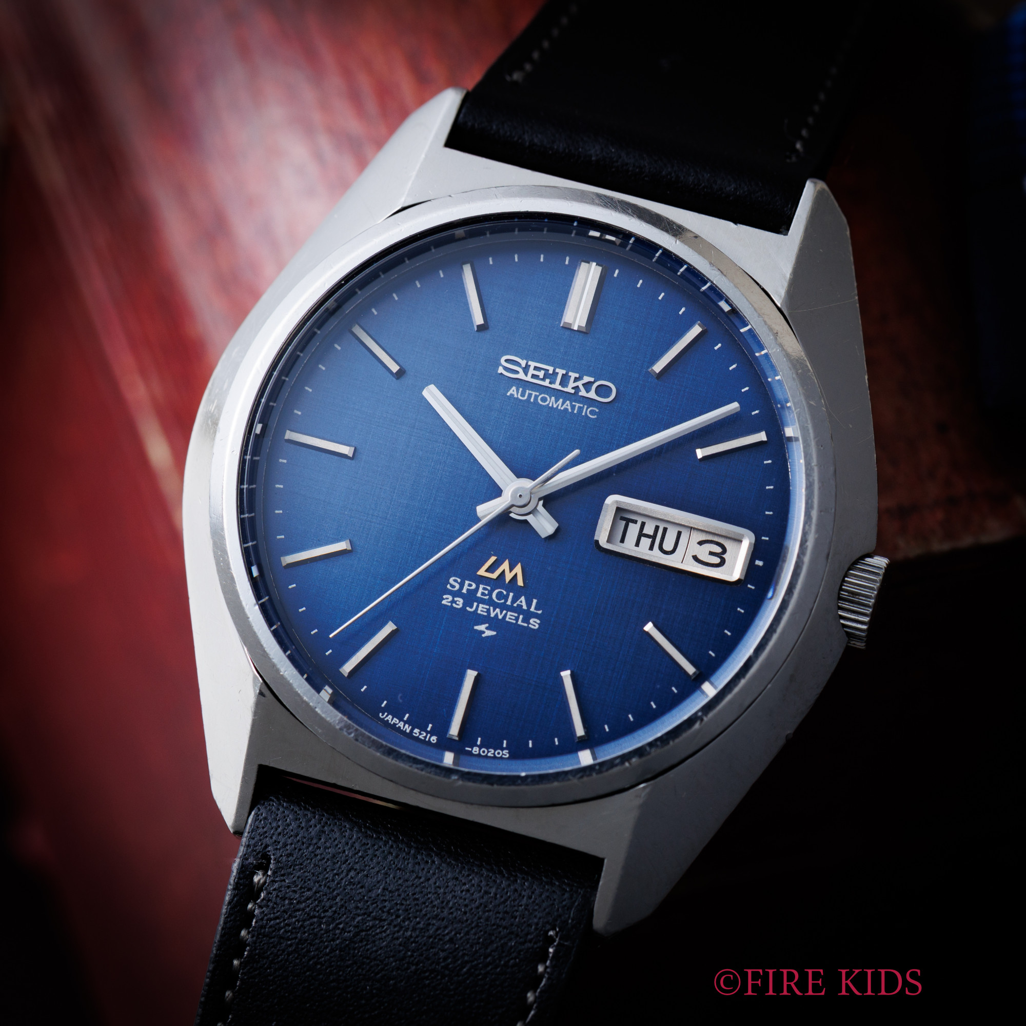 セイコー ロードマチック スペシャル 1975年製（昭和50年製）52LM 自動巻き ブルー文字盤