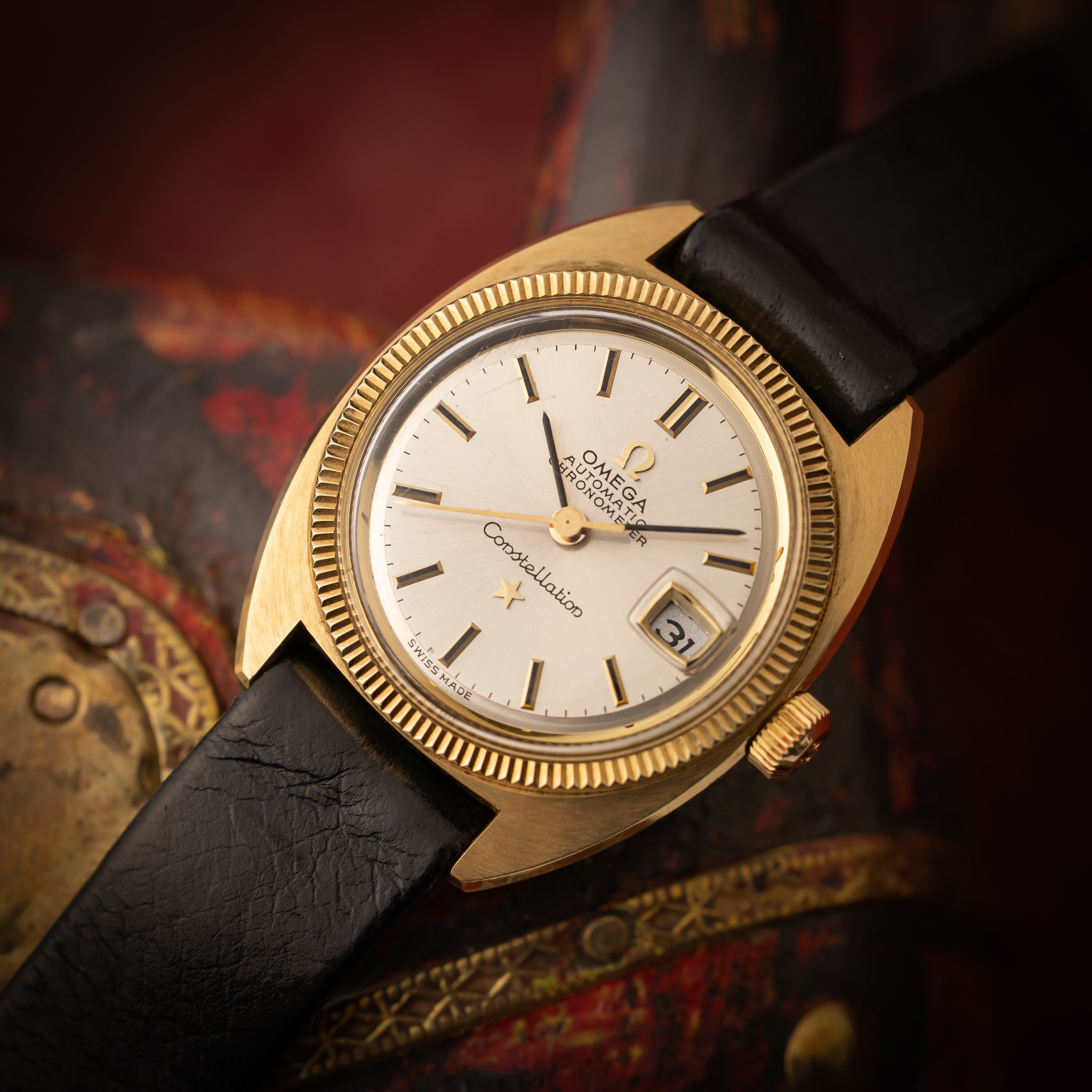 オメガ レディースコンステレーション ジェンタデザイン 1968年製 金張り