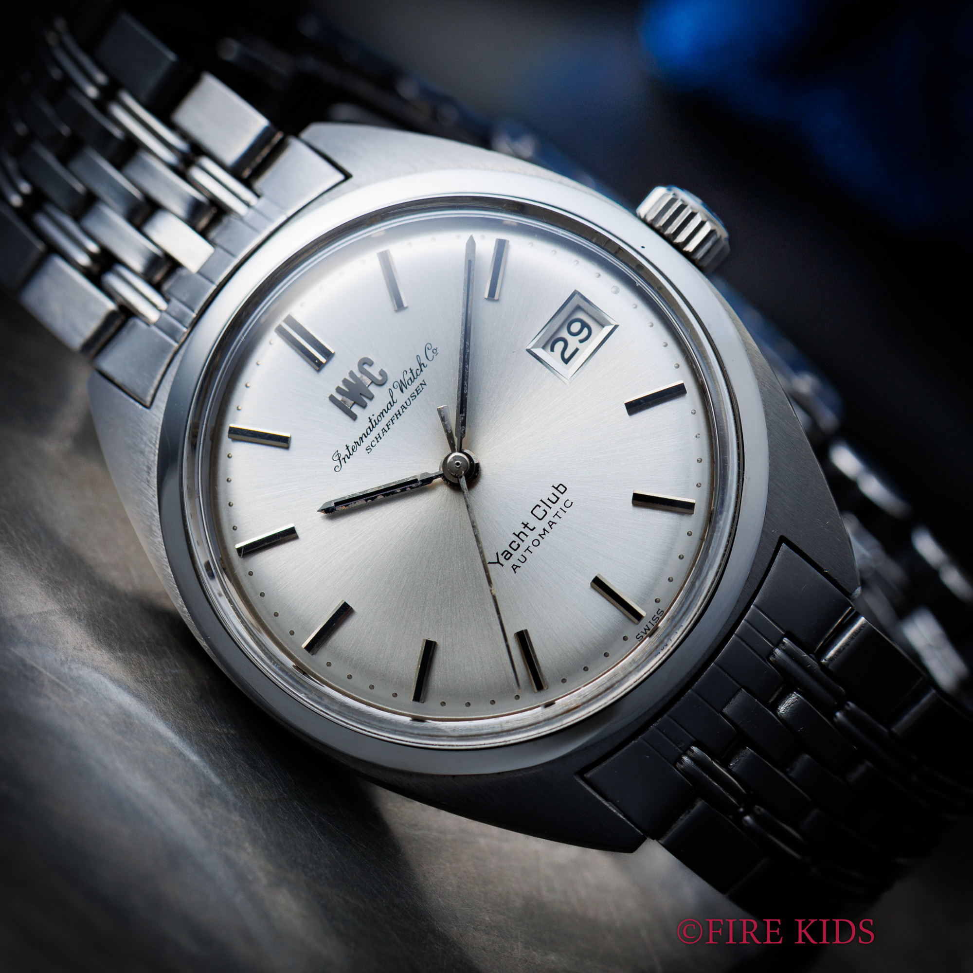 IWC ヨットクラブ 1970年製（昭和45年製）Ref.811 ペラトン式自動巻 Cal.8541B 純正ステンレスブレス