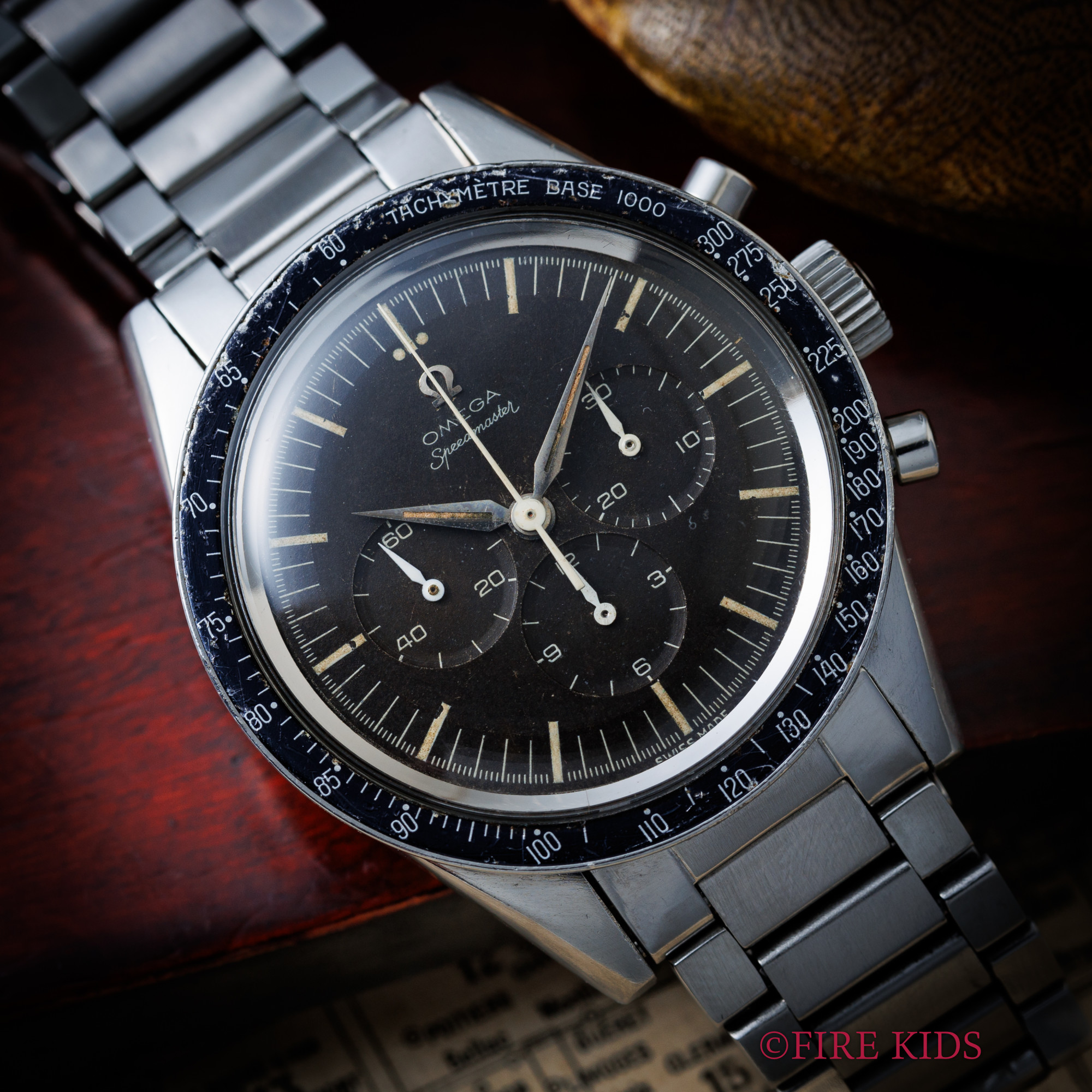 オメガ スピードマスター 2nd Ref.CK2998-1 アルファハンド 1959年製 Cal.321 手巻き アーカイブ写し付き  純正キャタピラブレス BASE1000ベゼル