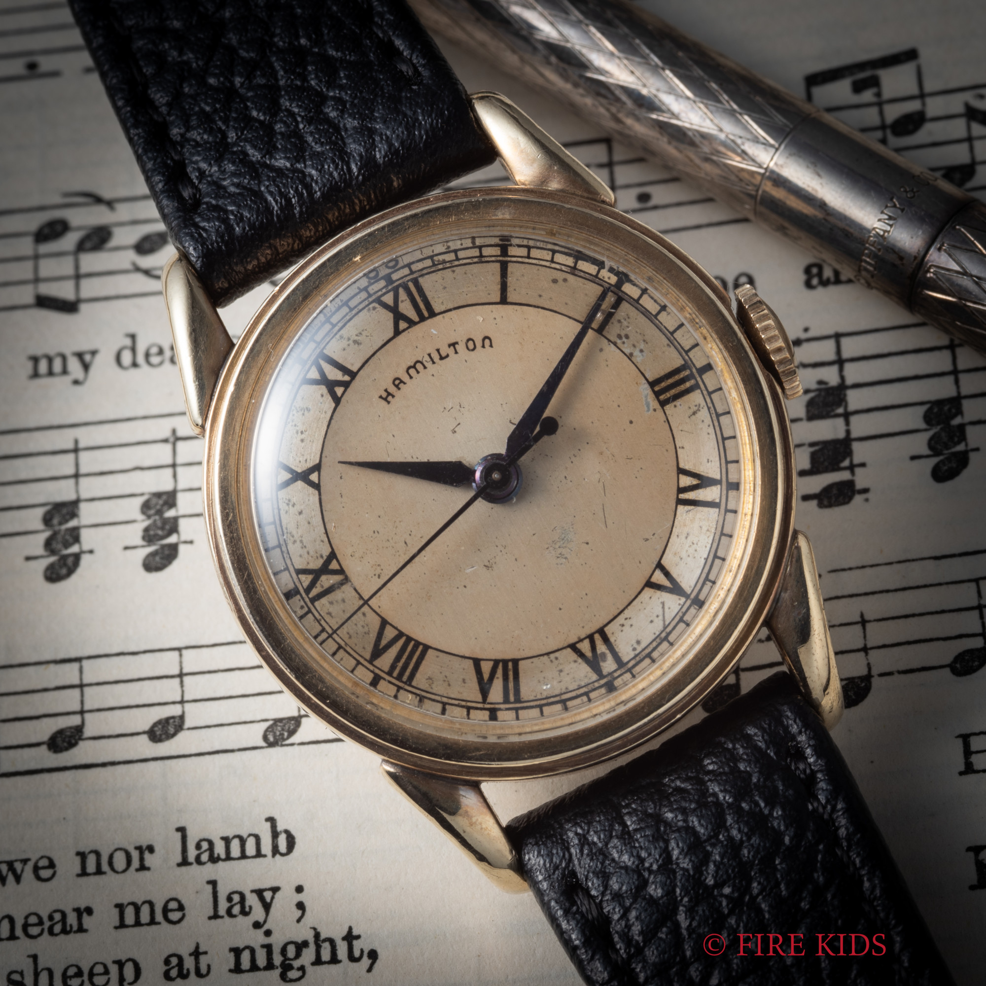 ハミルトン 10KGF 手巻き 1953年製 ローマンインデックス U.S.A