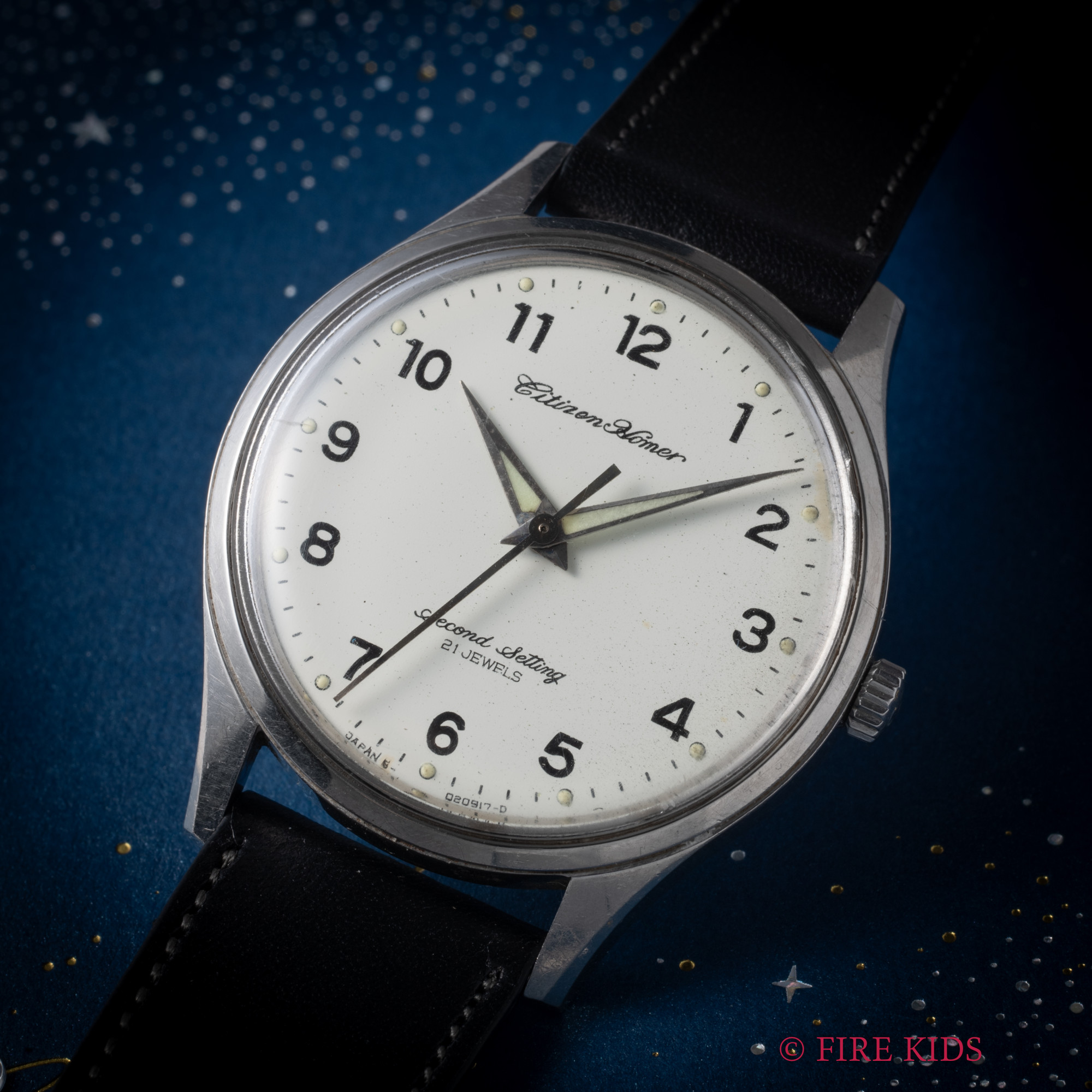 シチズン 国鉄ホーマー 1971年製 東北鉄道管理局 セコンドセッティング 手巻 昭和46年