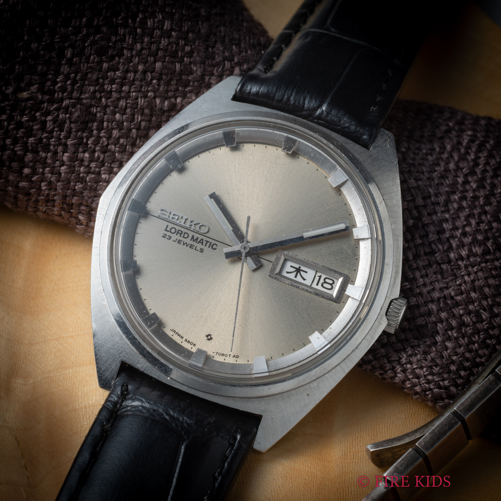 セイコー LMユニークケース 1968年製 ロードマチック Ref.5606-7090 デイデイト自動巻