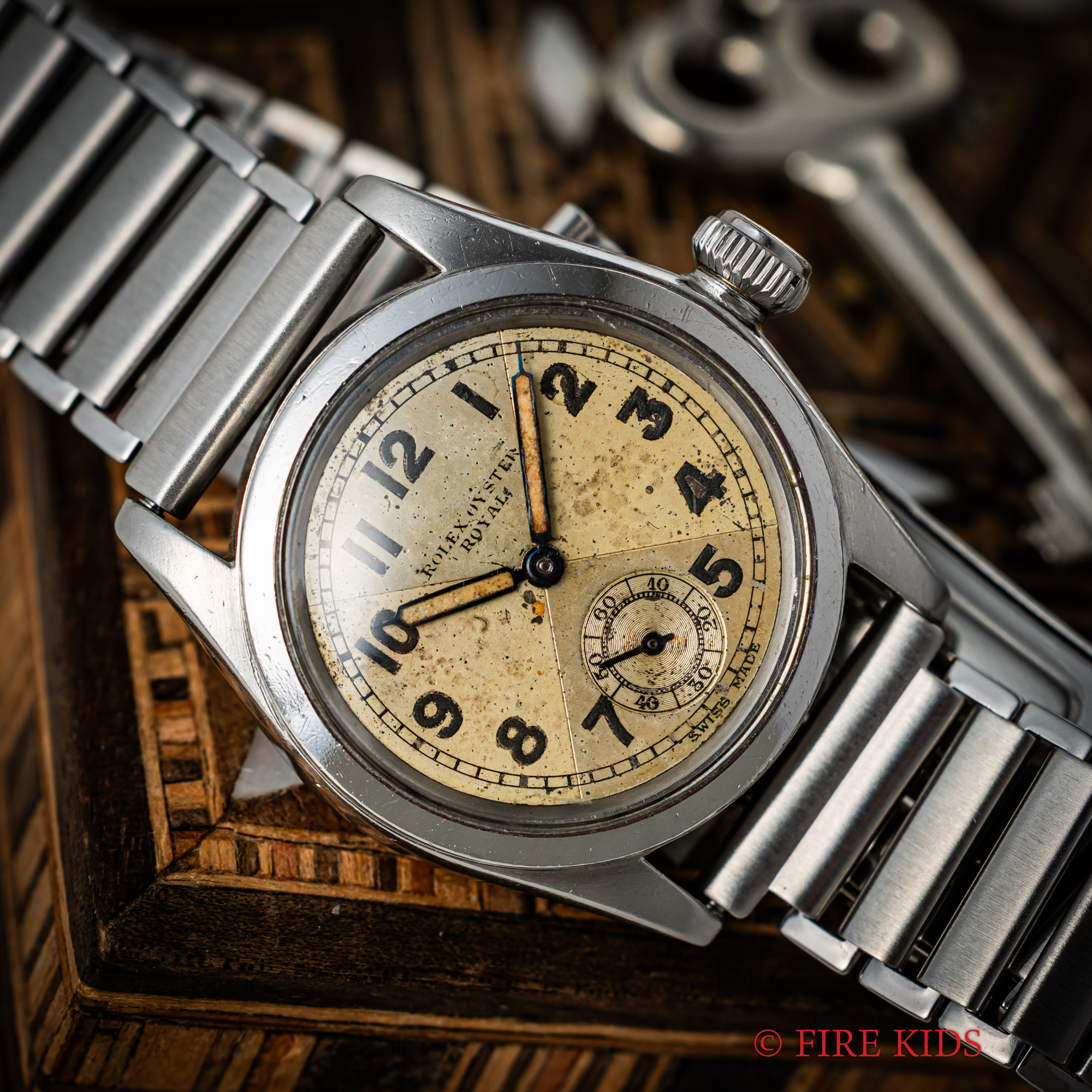 ロレックス オイスターロイヤル クリスクロス Ref.2280 1939年製 手巻き