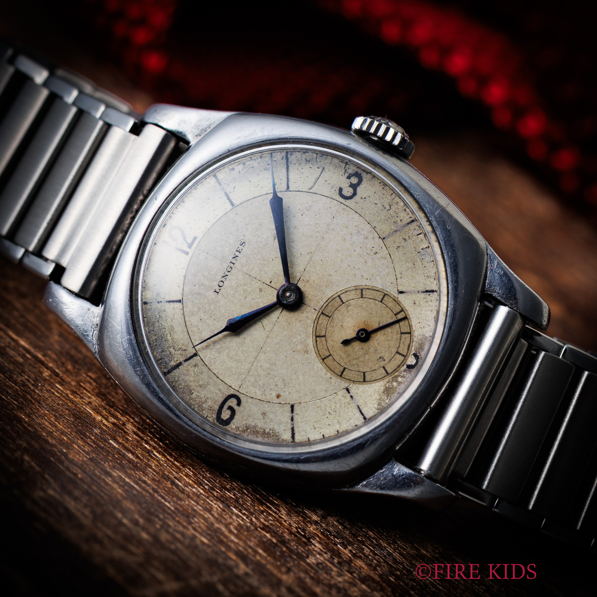 ロンジン スモセコ 1934年製 手巻き ラウンド　Cal.12.68Z　