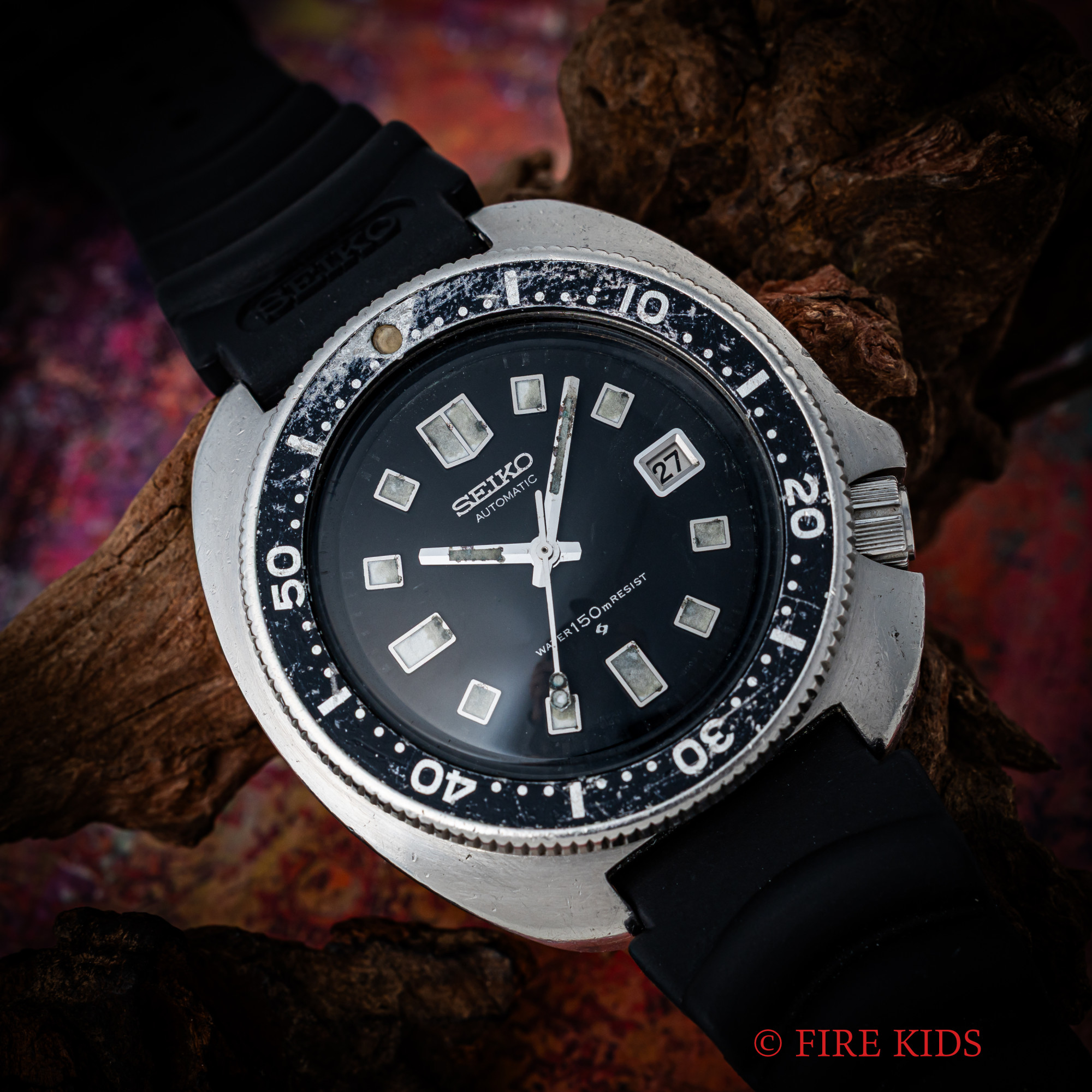 セイコー 150mダイバー 2nd後期最初期型 ウエムラダイバー 1970年製（昭和45年製） 自動巻き Ref.6105-8110