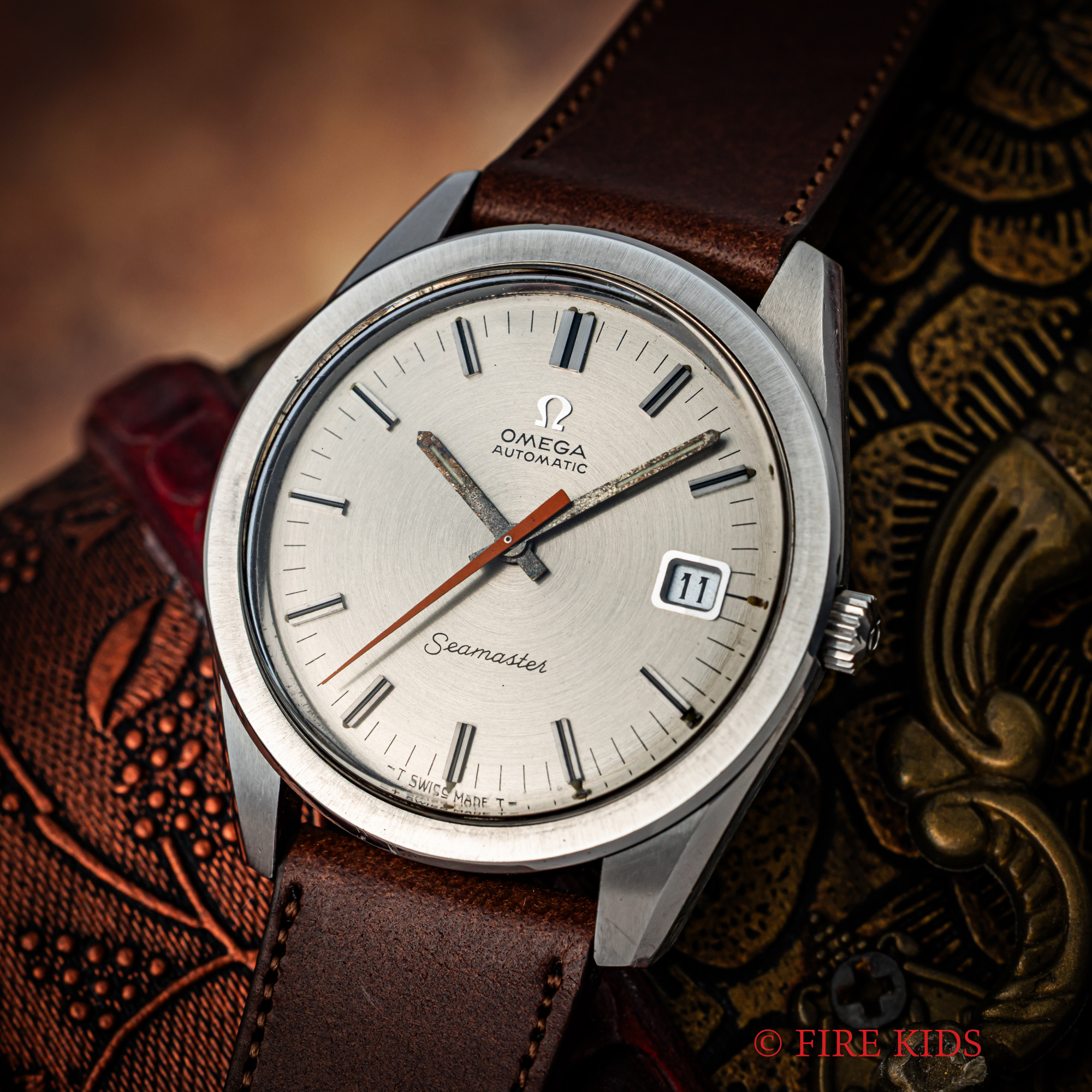 オメガ シーマスター ウルトラマン 1972年製 Ref.168.022 オレンジ秒針 自動巻 Cal.565 純正尾錠