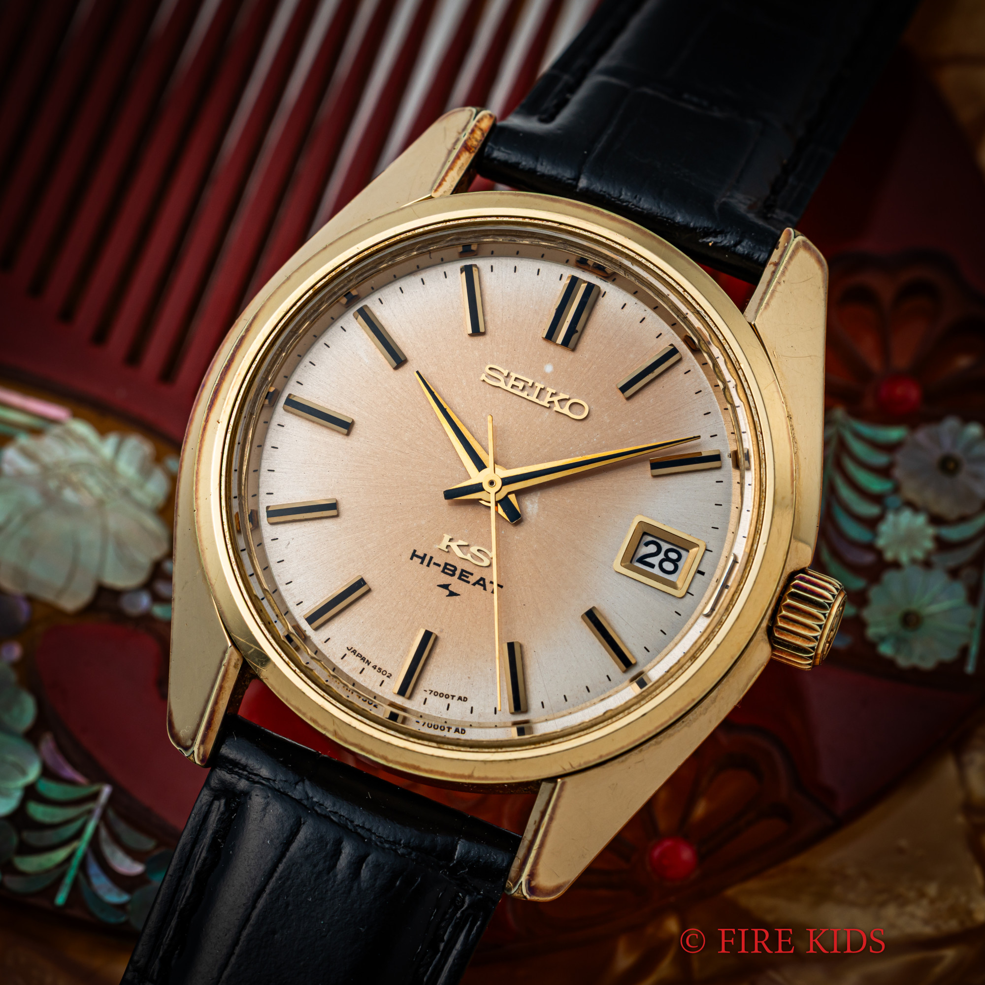 キングセイコー 1969年製 Ref.4502-7000 10振動手巻 45KS SGP パティーナダイヤル