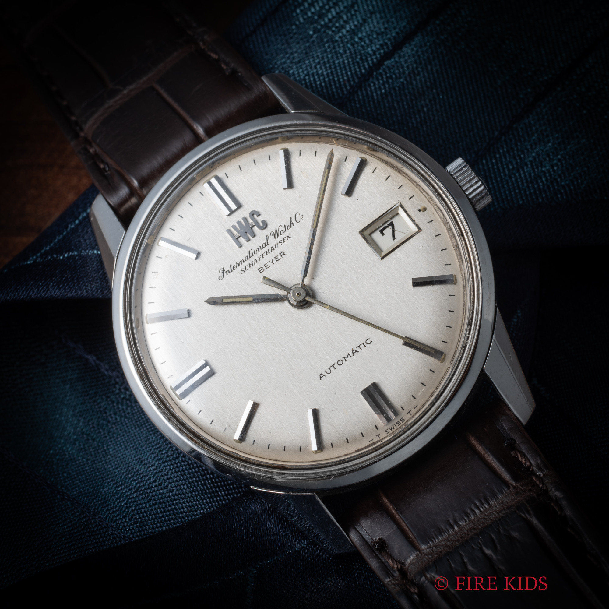 IWC ラウンドケース ベイヤーWネーム 1972年製 Ref.R810A ペラトン式自動巻 Cal.8541B