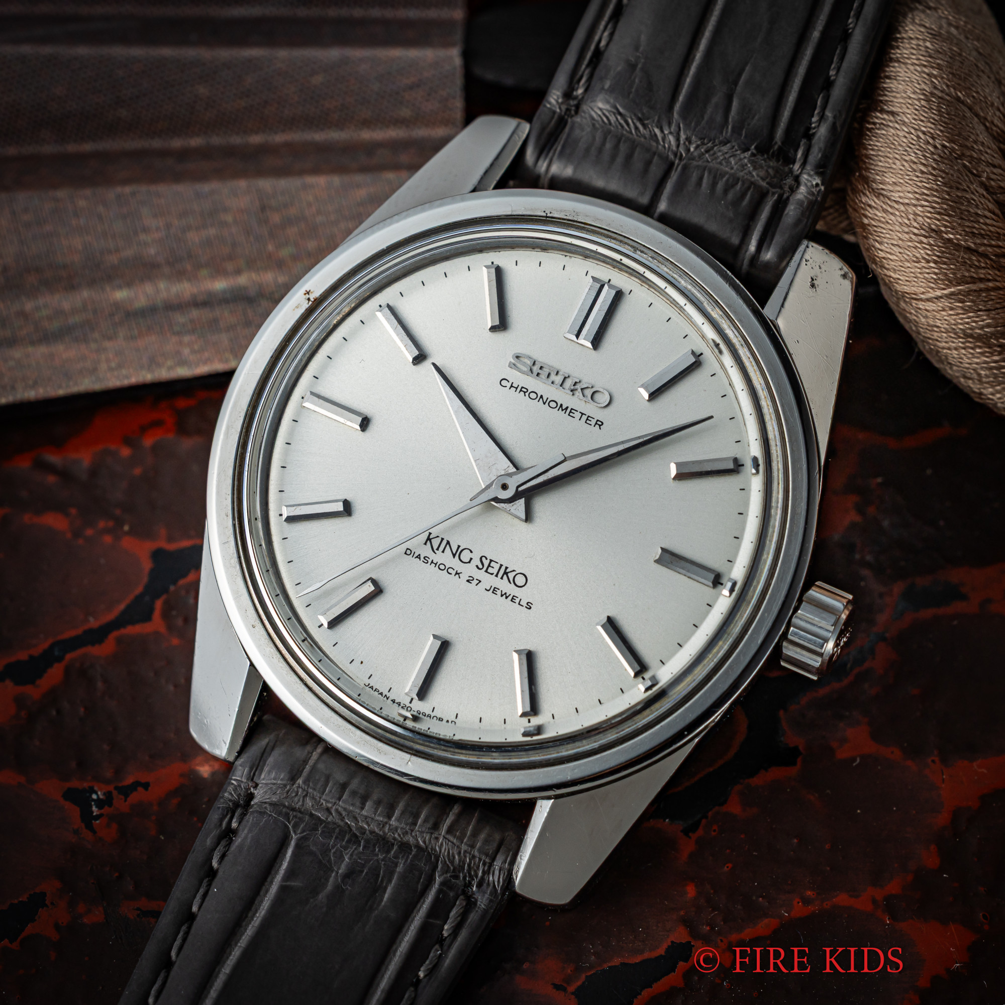 キングセイコー クロノメーター後期型 1965年製 Ref.4420-9990 手巻 44KSクロノメーター 純正尾錠