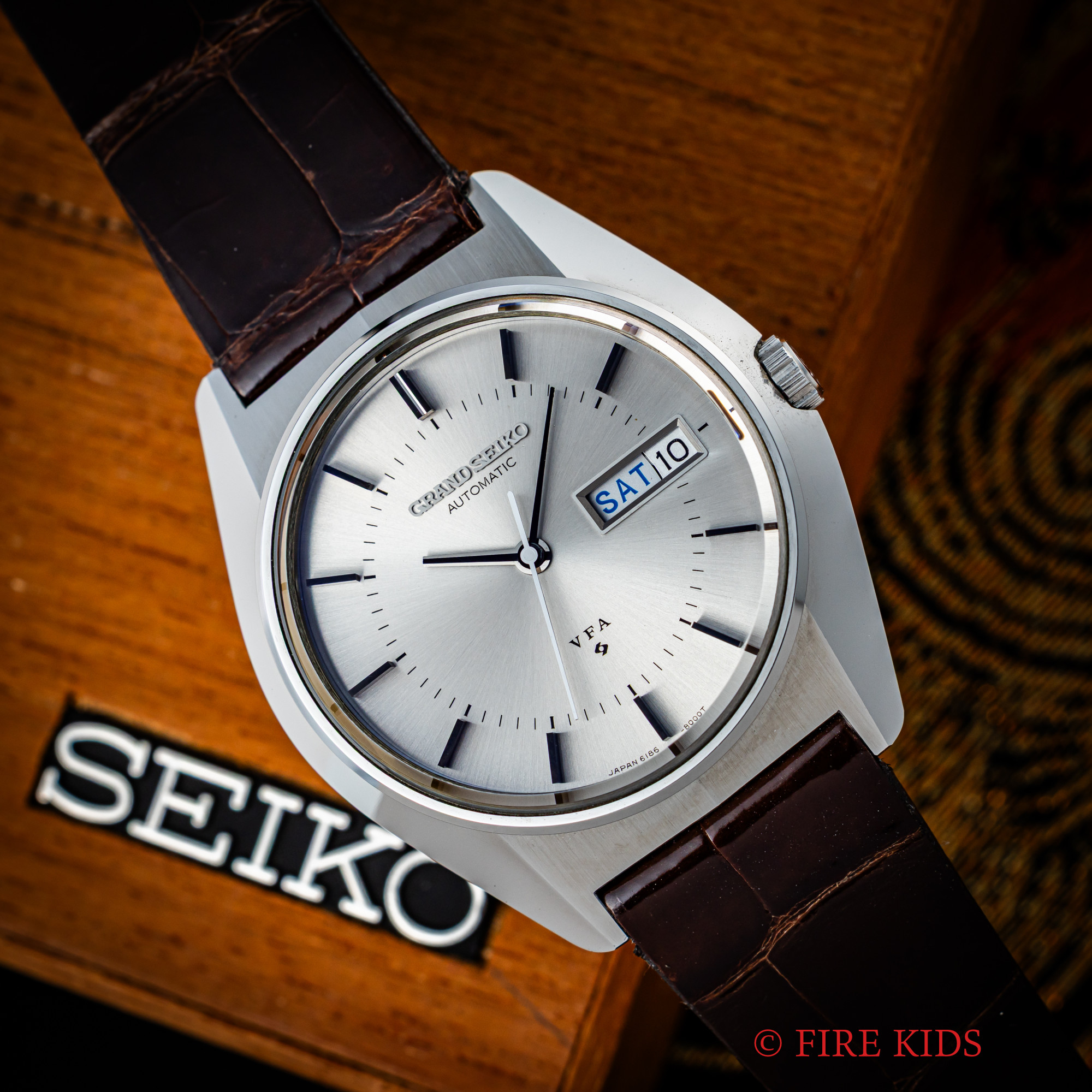 グランドセイコー VFA 1972年製 Ref.6186-8000-G 箱、ギャラ、メーカー明細付