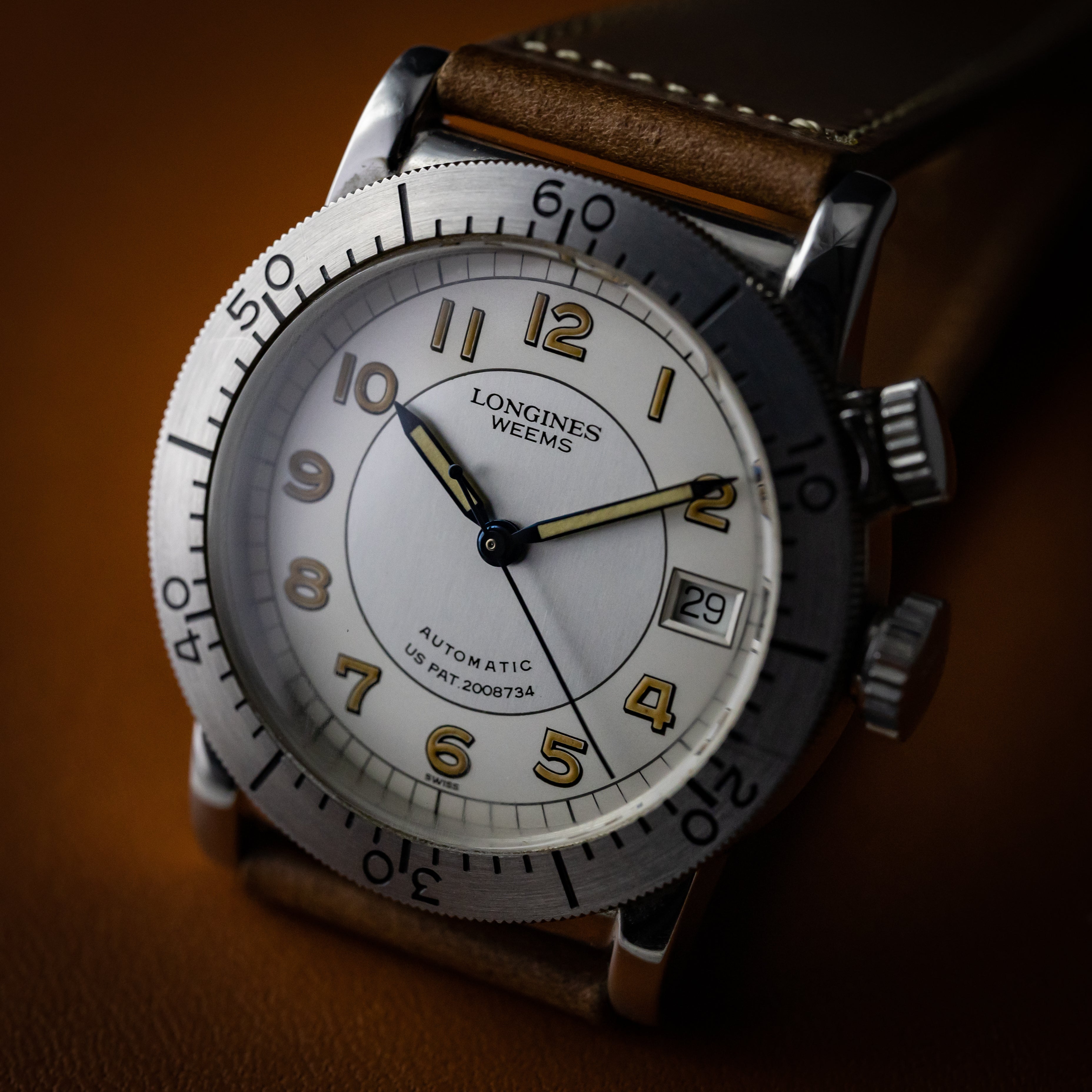 ロンジン ウィームス 1995年製 パイロットウオッチ 復刻限定3000本 自動巻き