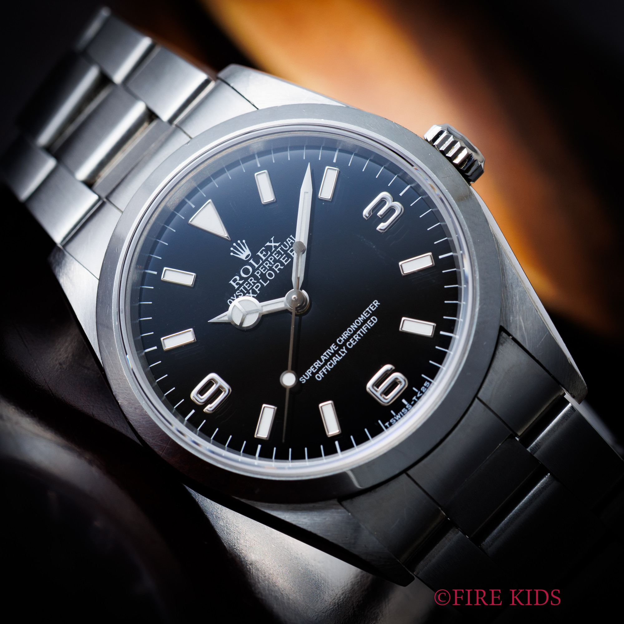 ロレックス エクスプローラー 1997年製 Ref.14270 自動巻クロノメーター 純正オイスターブレス