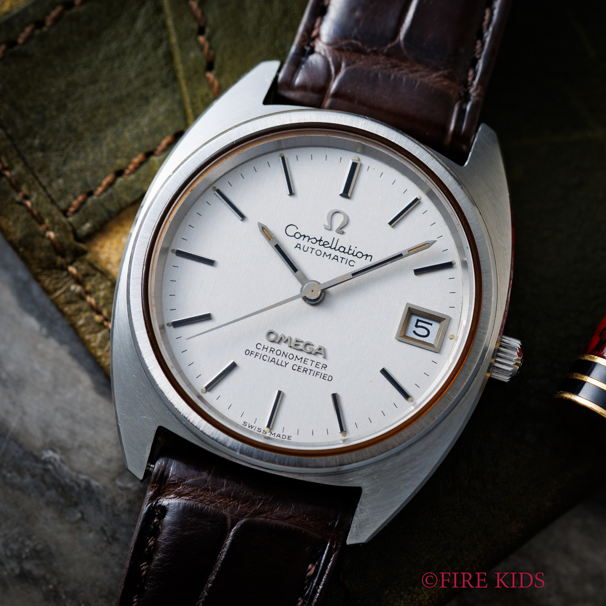 オメガ コンステレーション ジェンタ 後期型 1972年製 自動巻き Cal.1011 デイト付き