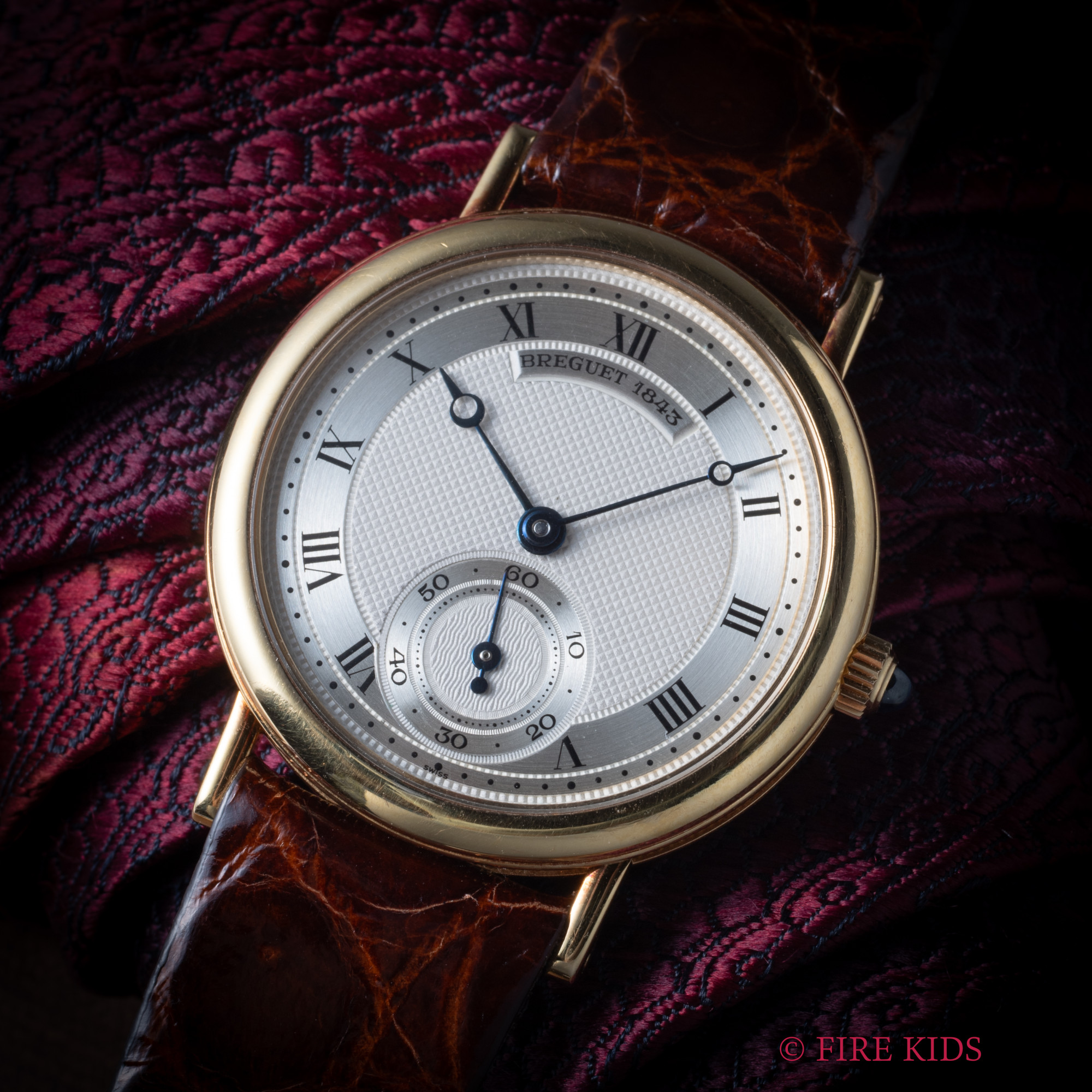 ブレゲ 18金無垢クラシック 1990年代製 Ref.3210BA 手巻 Cal.818/4 純正尾錠付