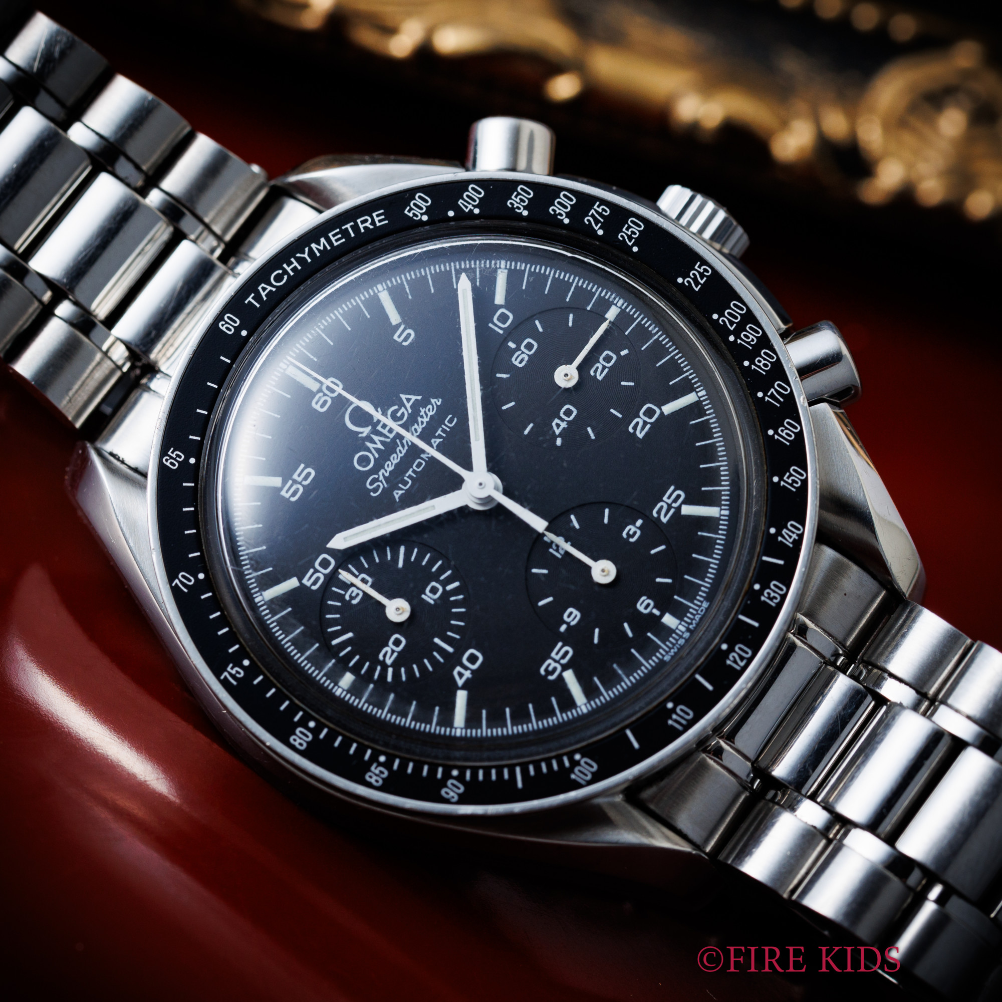 オメガ スピードマスター オートマチック 1999年製 純正ブレス 自動巻きクロノグラフ