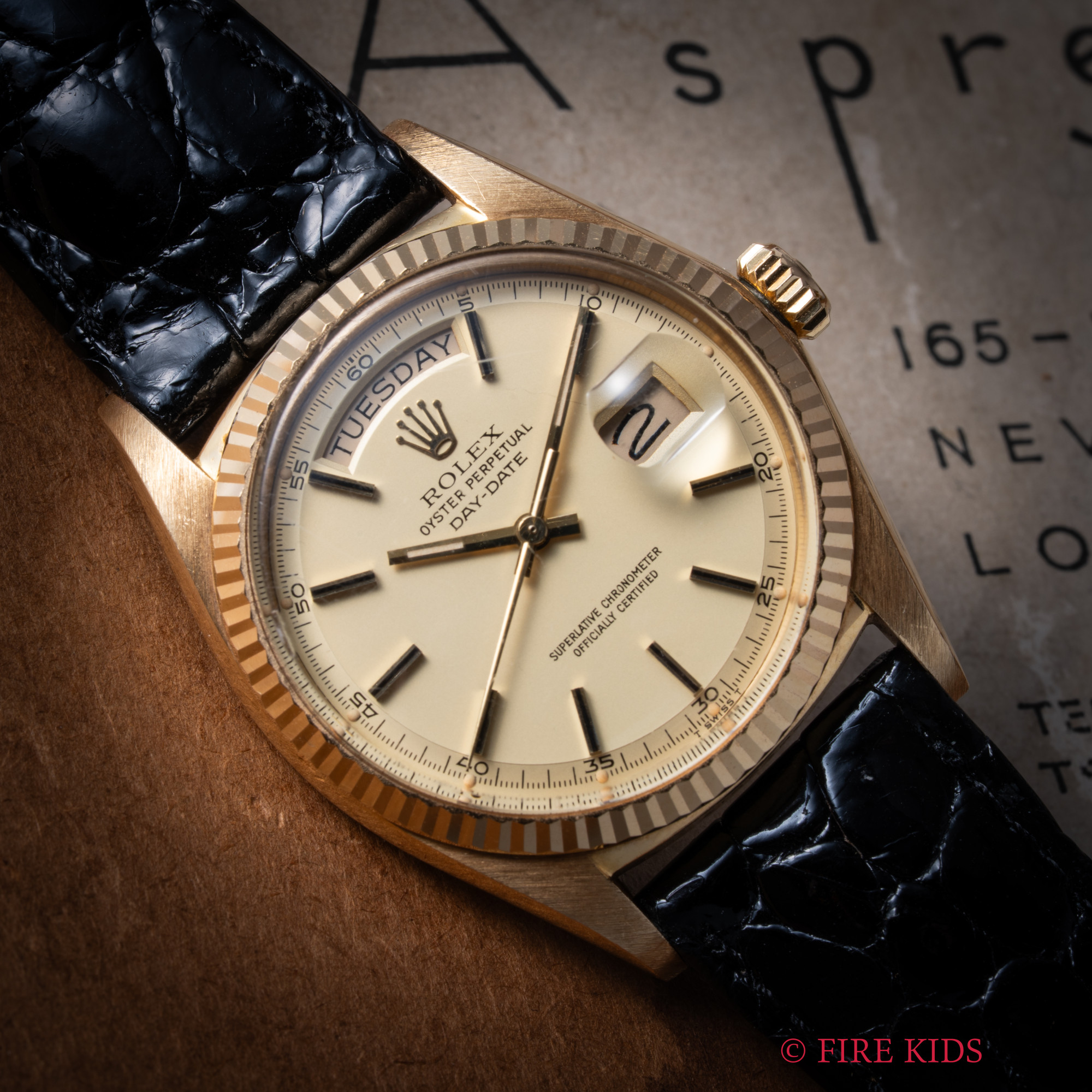 ロレックス デイデイト 1974年製 シャンパンダイヤル Ref.1803 自動巻クロノメーター