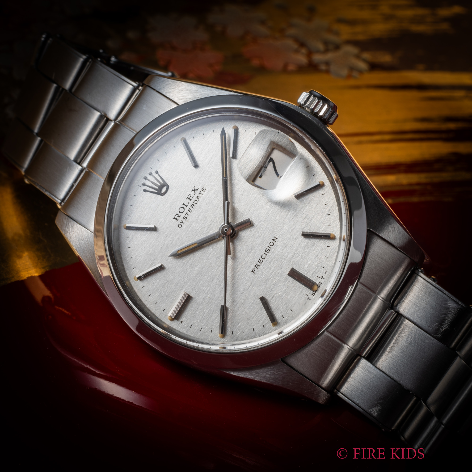 ロレックス オイスターデイト シルバー Ref.6694 手巻き 純正ブレス 1971年製