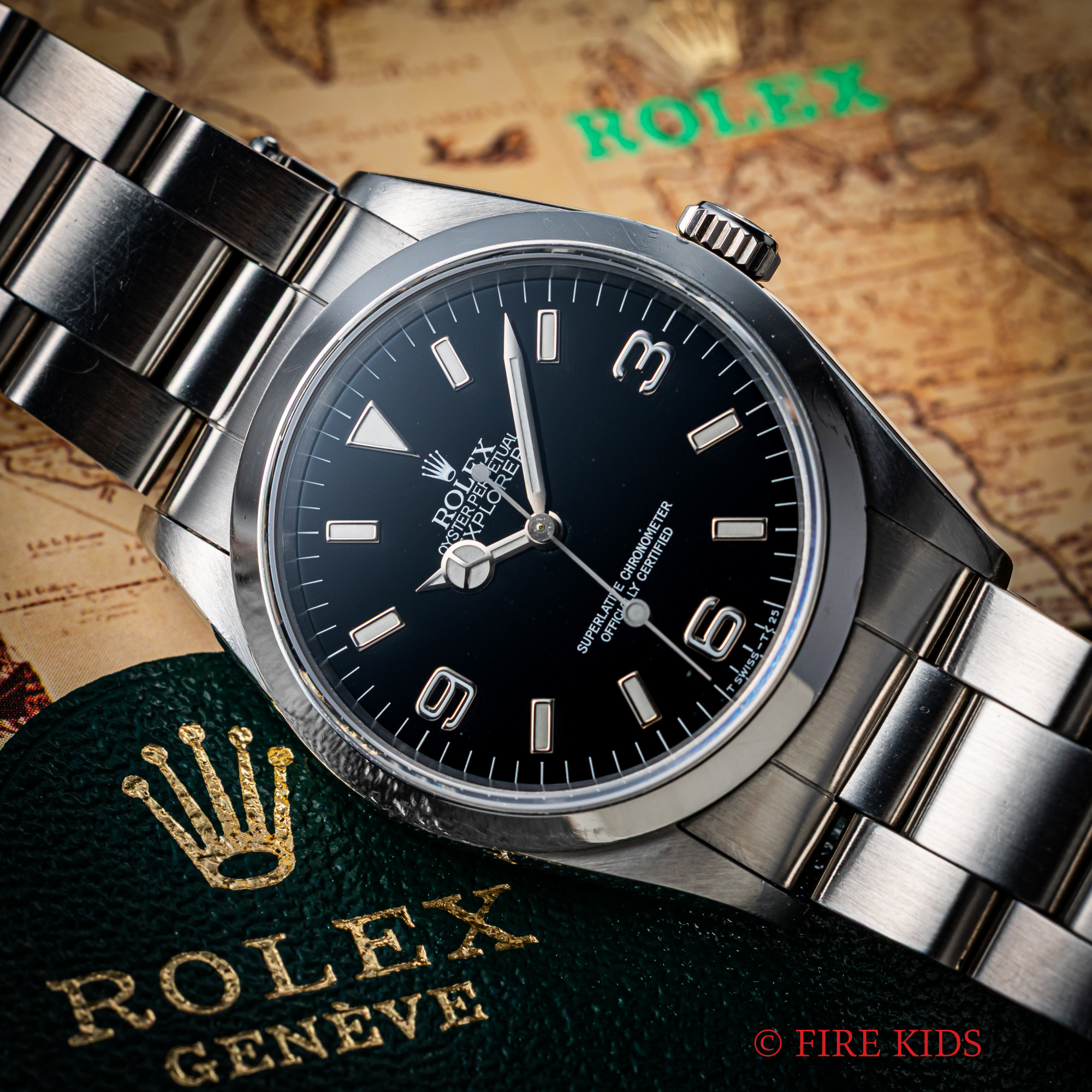 ロレックス エクスプローラー Ref.14270 1994年製 自動巻き Cal.3000 箱・タグ・冊子付き