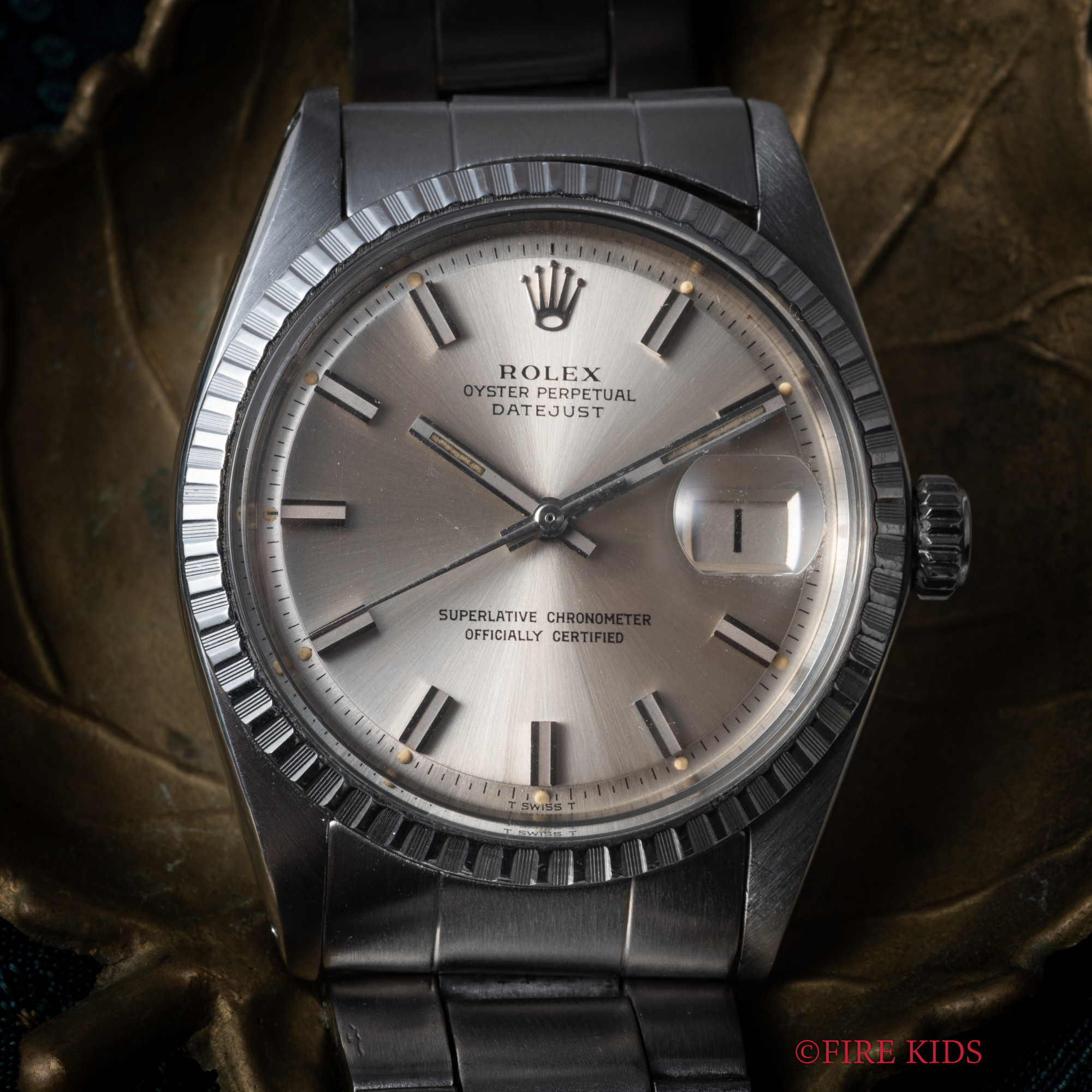 ロレックス デイトジャスト ワイドボーイ 1972年製 Ref.1603 オイスター巻きブレス