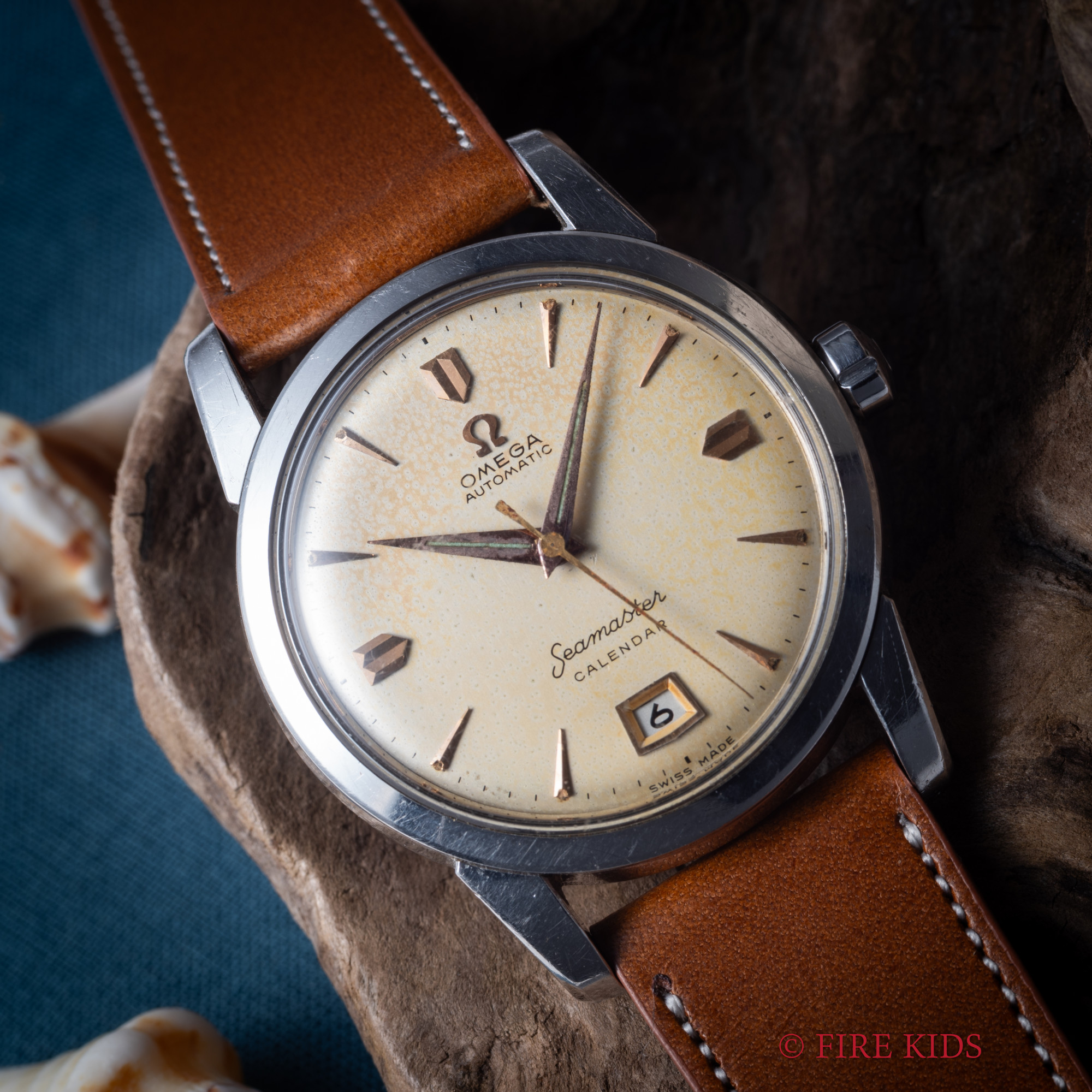 オメガ シーマスターカレンダー Ref.2757-8SC 自動巻き パティーナ 1954年製