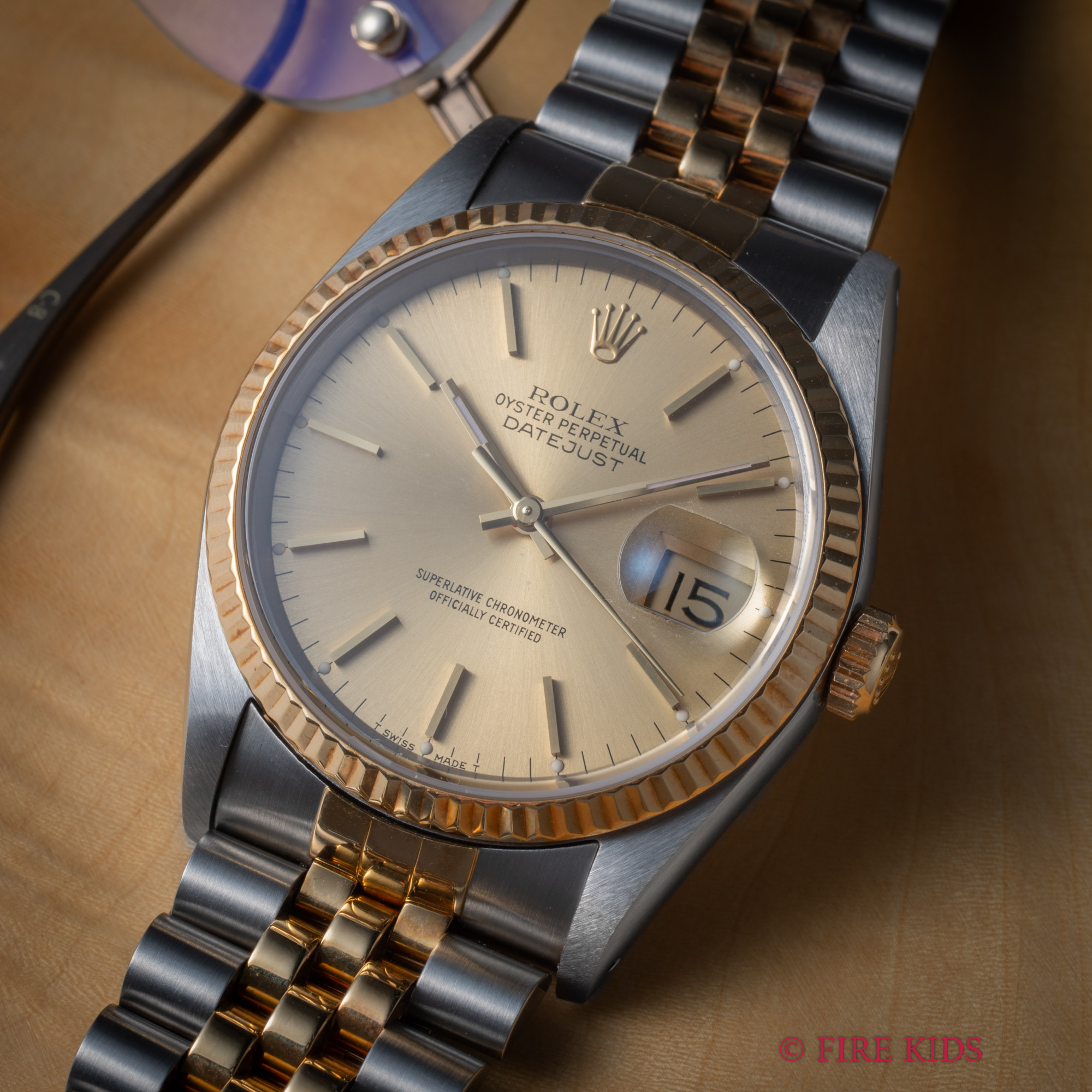 ロレックス デイトジャスト Ref.16233 1991年製 自動巻き Cal.3135 コンビ 純正ブレス付き