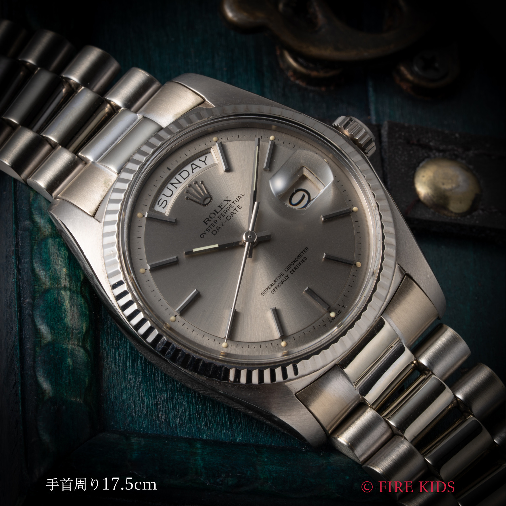 ROLEX　ロレックス 18金無垢ホワイトゴールドデイデイト 1972年製 Ref.1803  純正スイスブレス