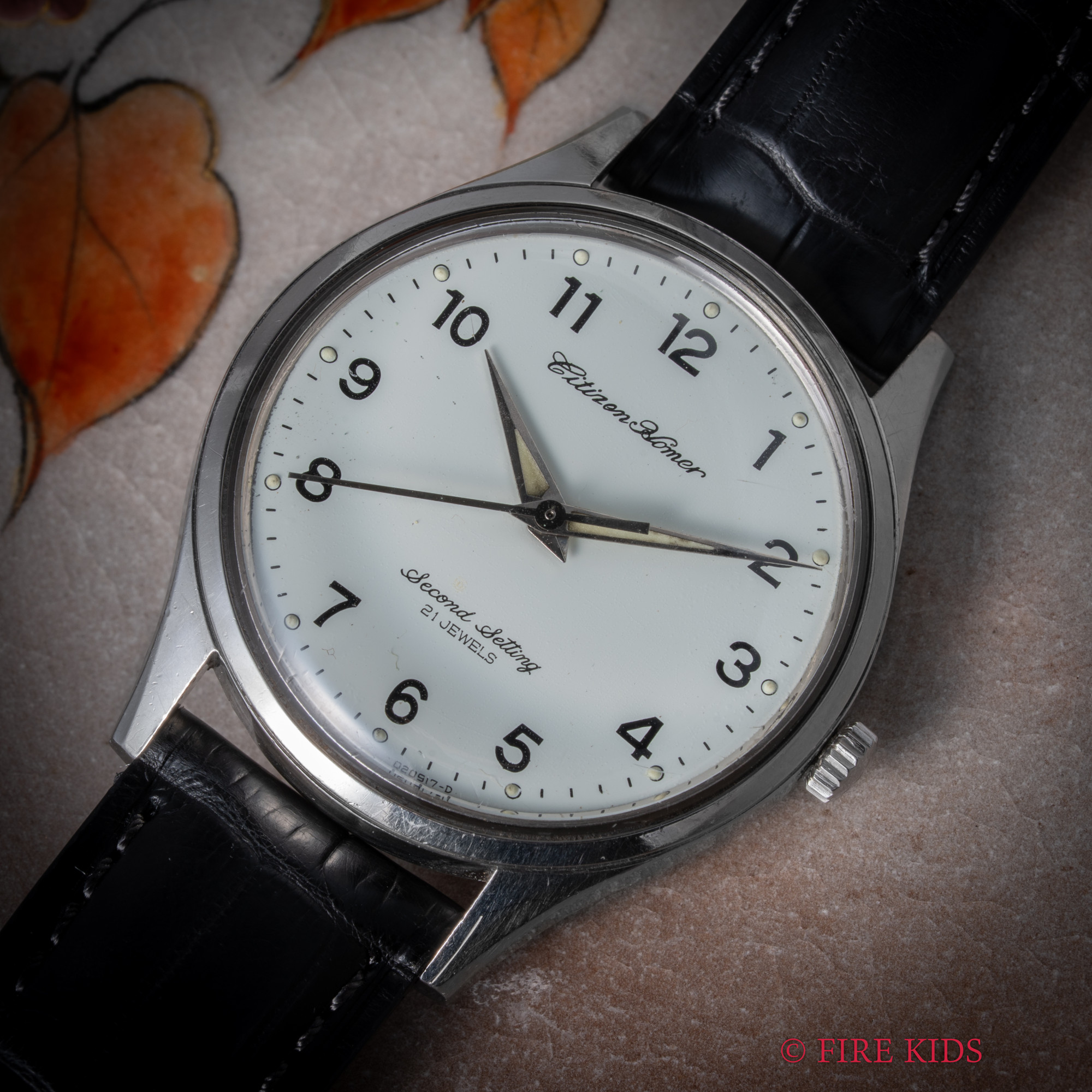 シチズン ホーマー 1970年製（昭和45年製）国鉄北釧（北海道釧路鉄道管理局） 昭和45年 秒針規制装置付手巻